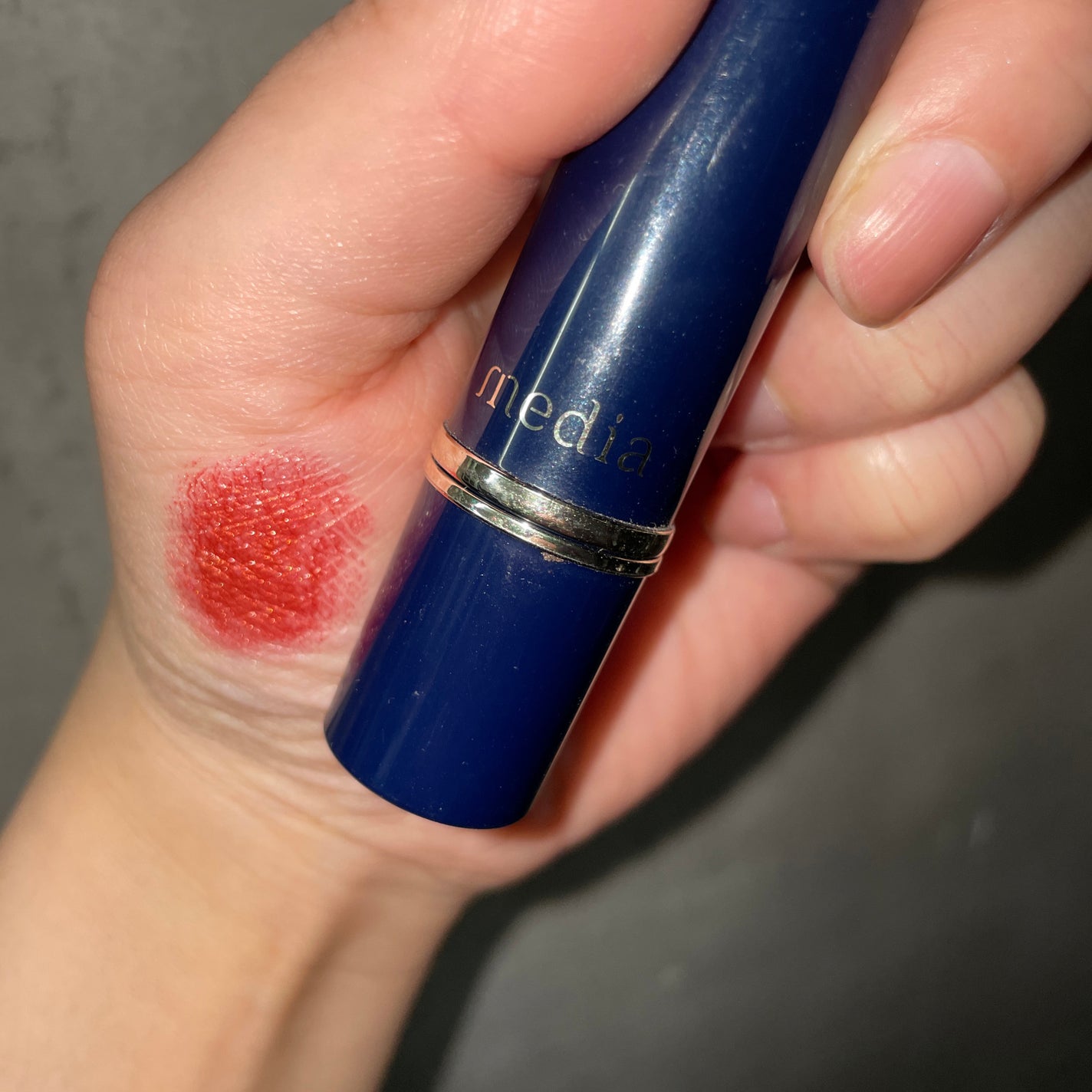 クリーミィラスティングリップA/media/口紅を使ったクチコミ(1枚目)