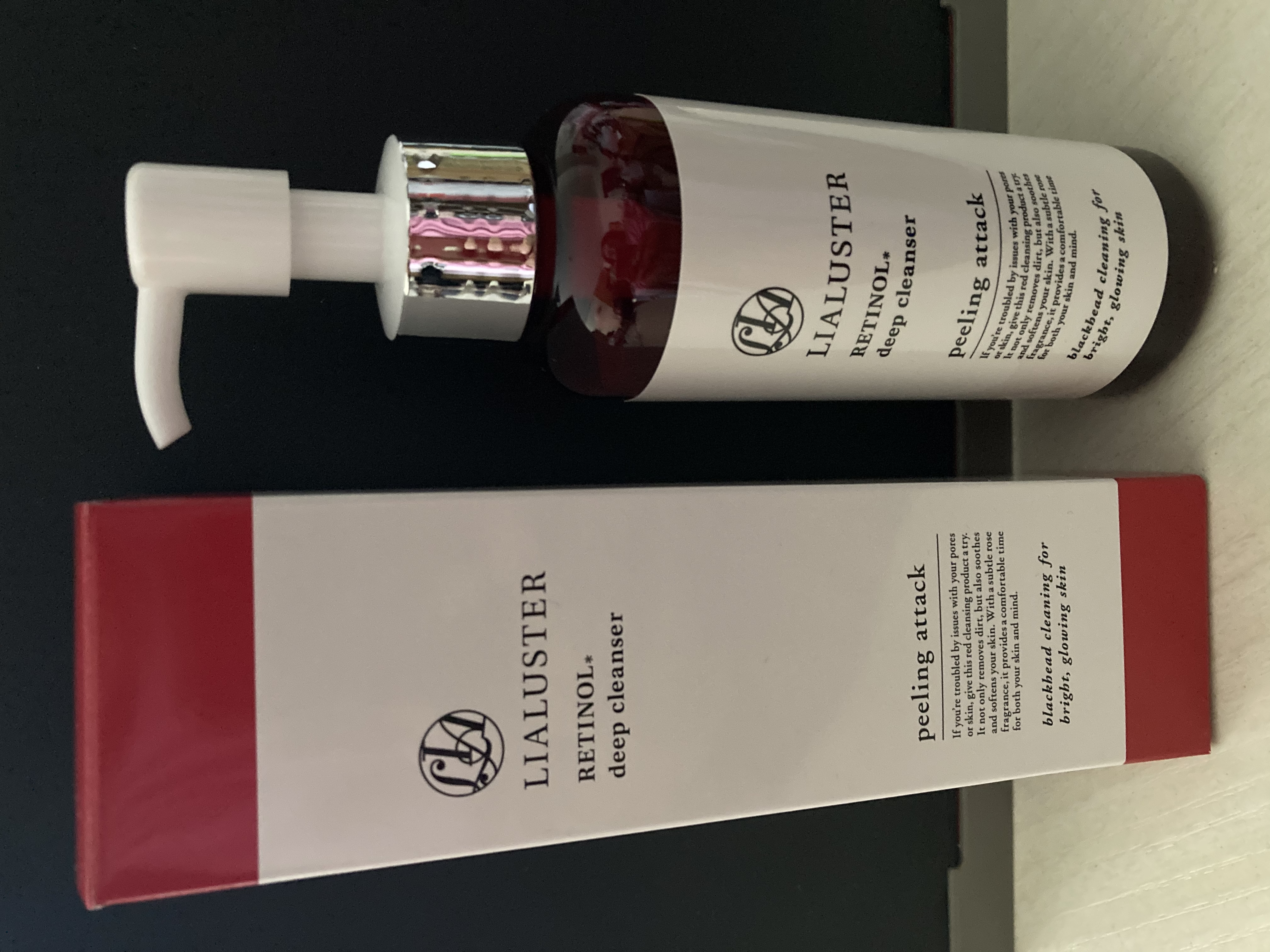 レチノールディープクレンザー/LIALUSTER/その他洗顔料を使ったクチコミ（1枚目）