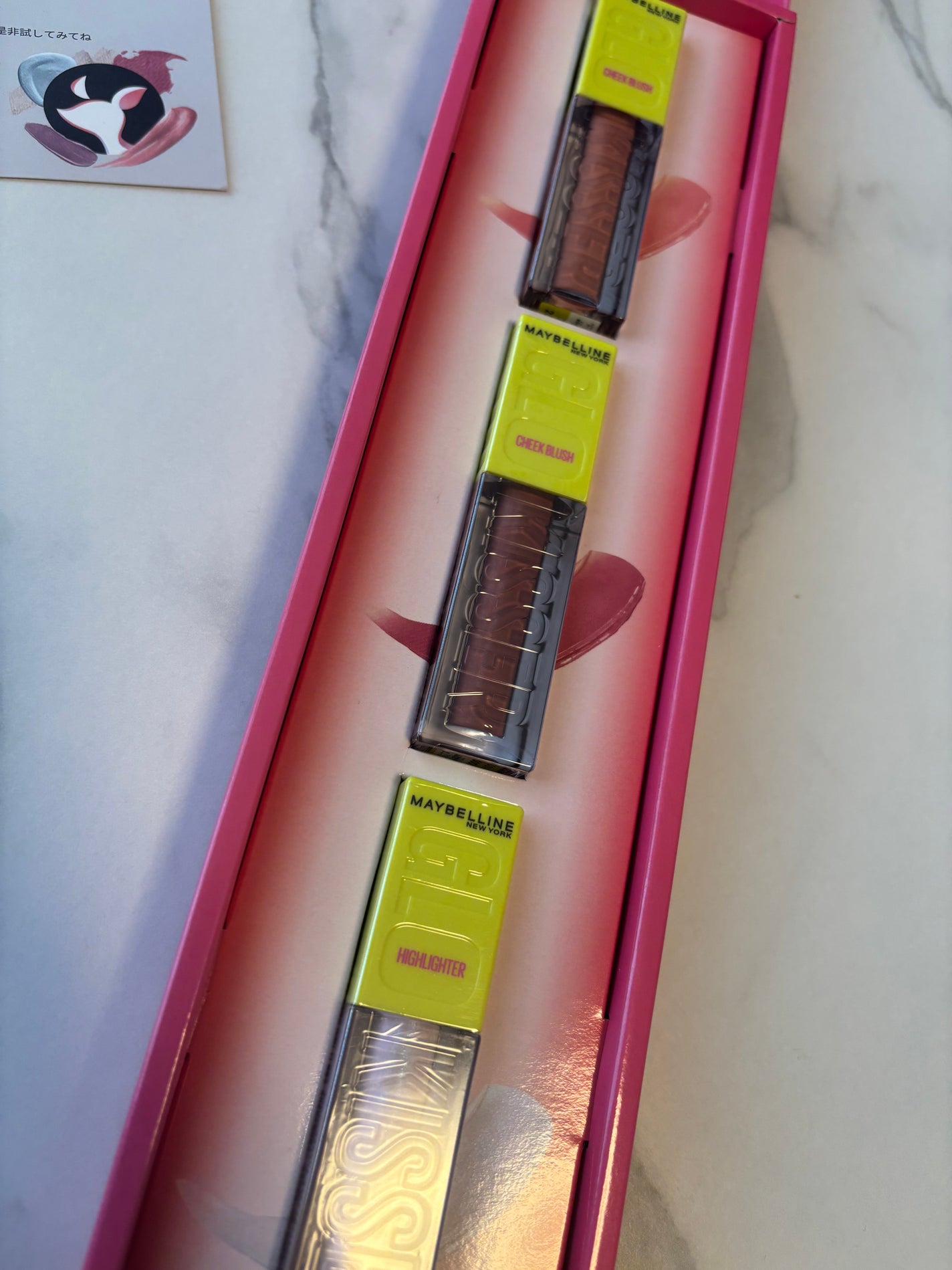 グローキッサー チークブラッシュ/グローキッサー ハイライター/MAYBELLINE NEW YORK/リキッドチークを使ったクチコミ(2枚目)