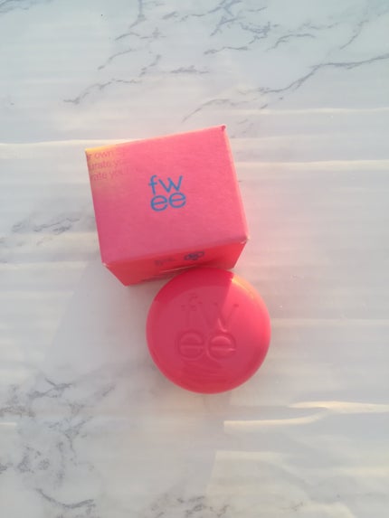 リップアンドチーク ブラーリープリンポット/fwee/口紅を使ったクチコミ(1枚目)