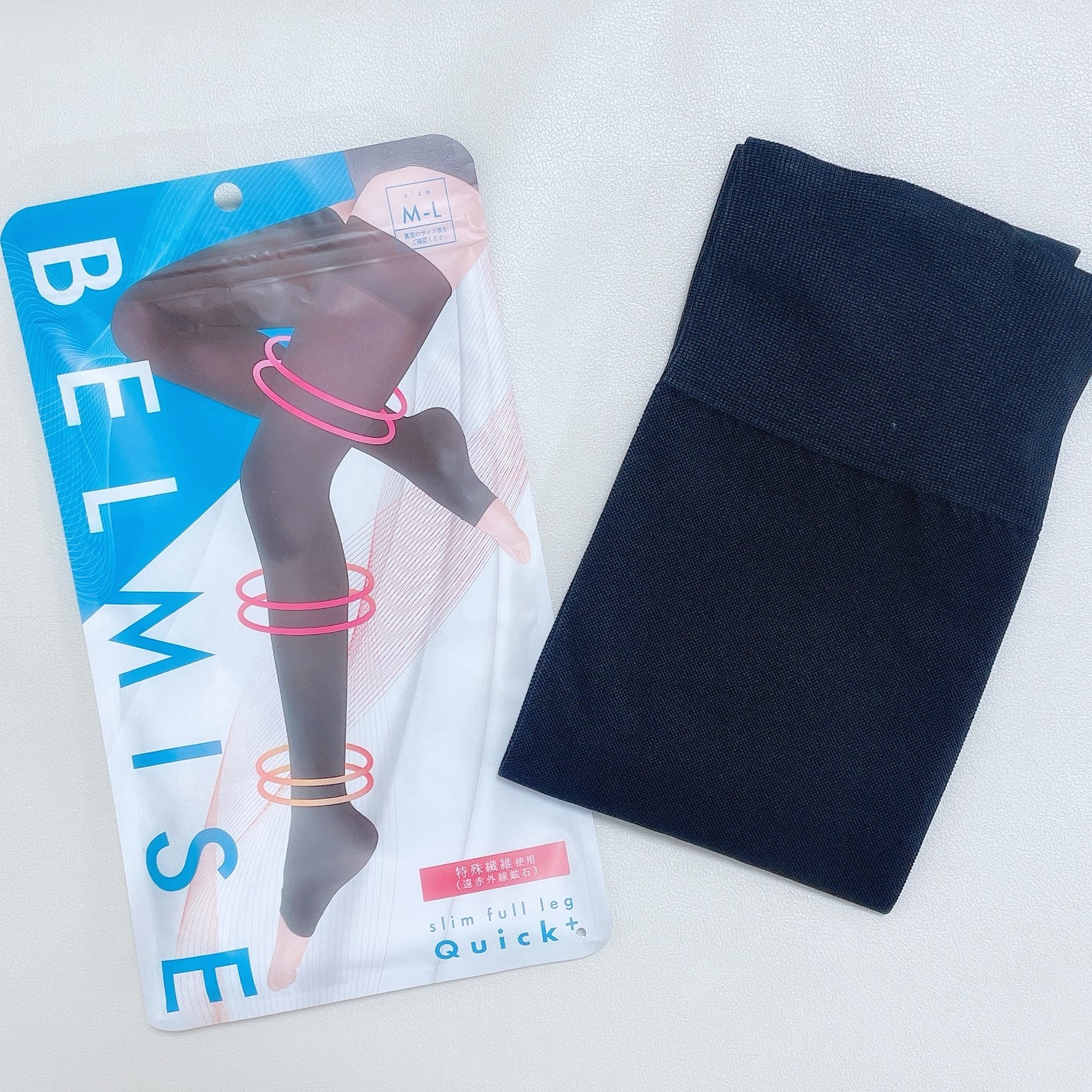 ベルミススリムフルレッグQuick+/BELMISE/着圧ソックス・レギンスを使ったクチコミ(1枚目)