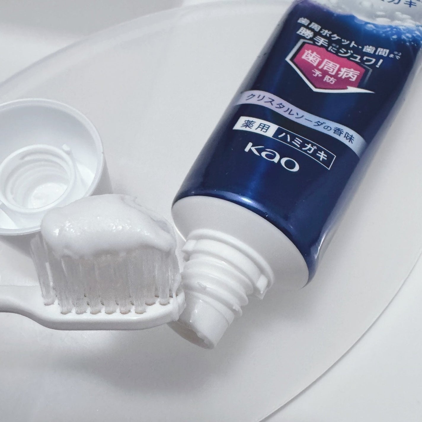 ピュオーラ 炭酸ハミガキ【医薬部外品】/ピュオーラ/歯磨き粉を使ったクチコミ(4枚目)