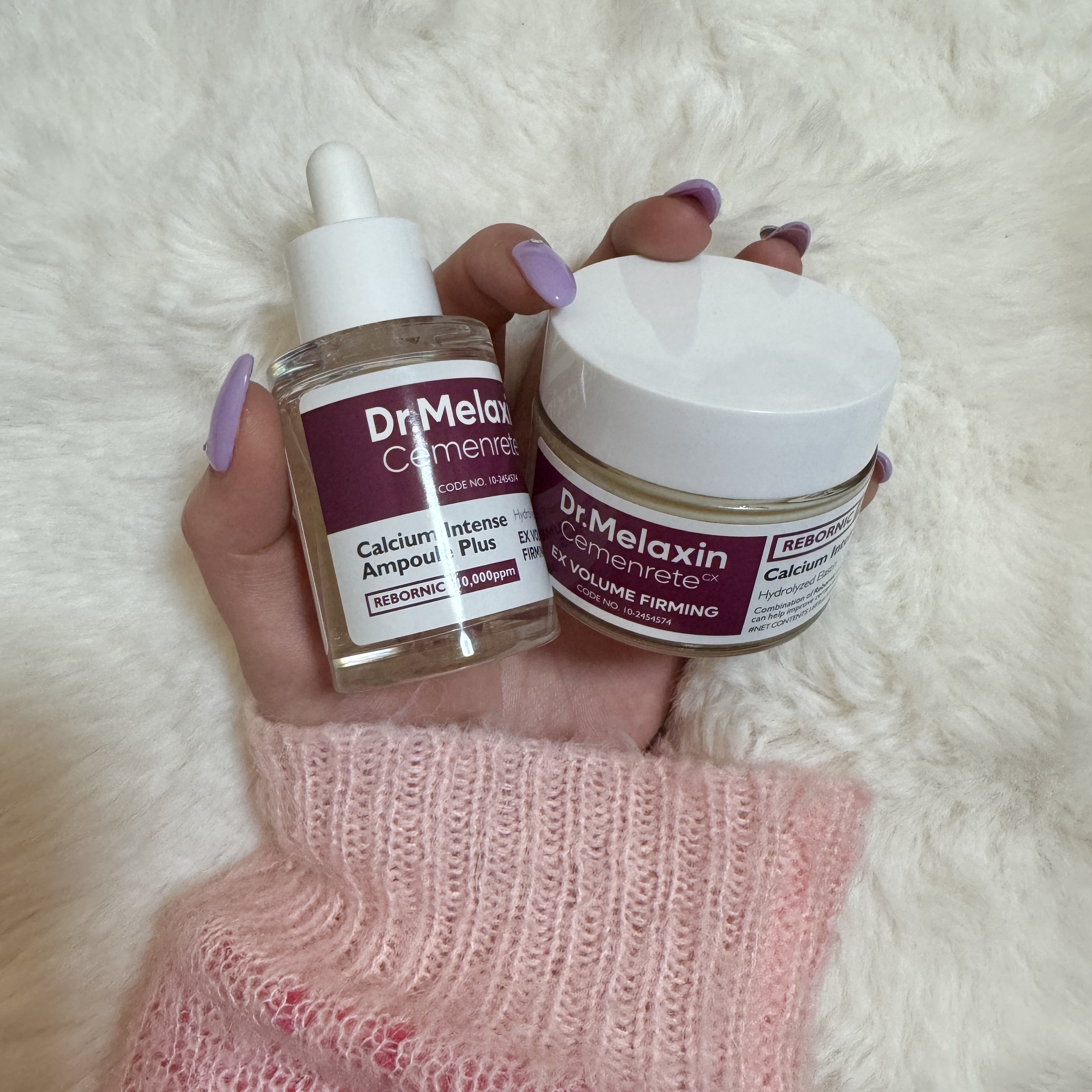セメンリトカルシウムアンプル+セメンリトカルシウムクリーム/Dr.Melaxin/スキンケアキットを使ったクチコミ（1枚目）