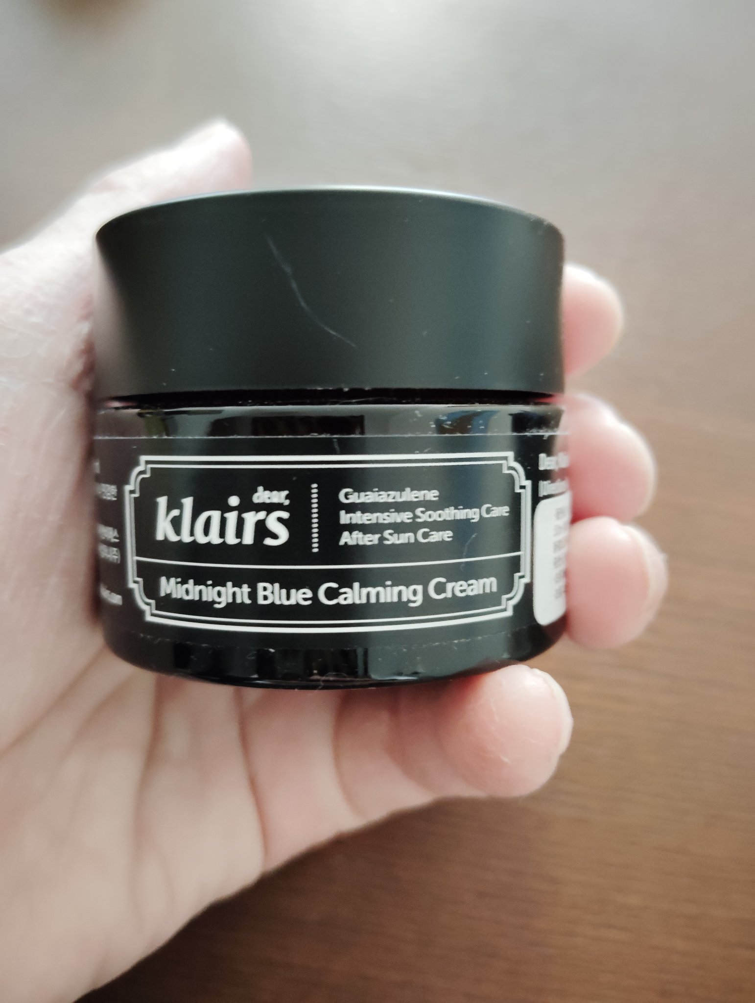 ミッドナイトブルーカーミングクリーム/Klairs/フェイスクリームを使ったクチコミ（1枚目）