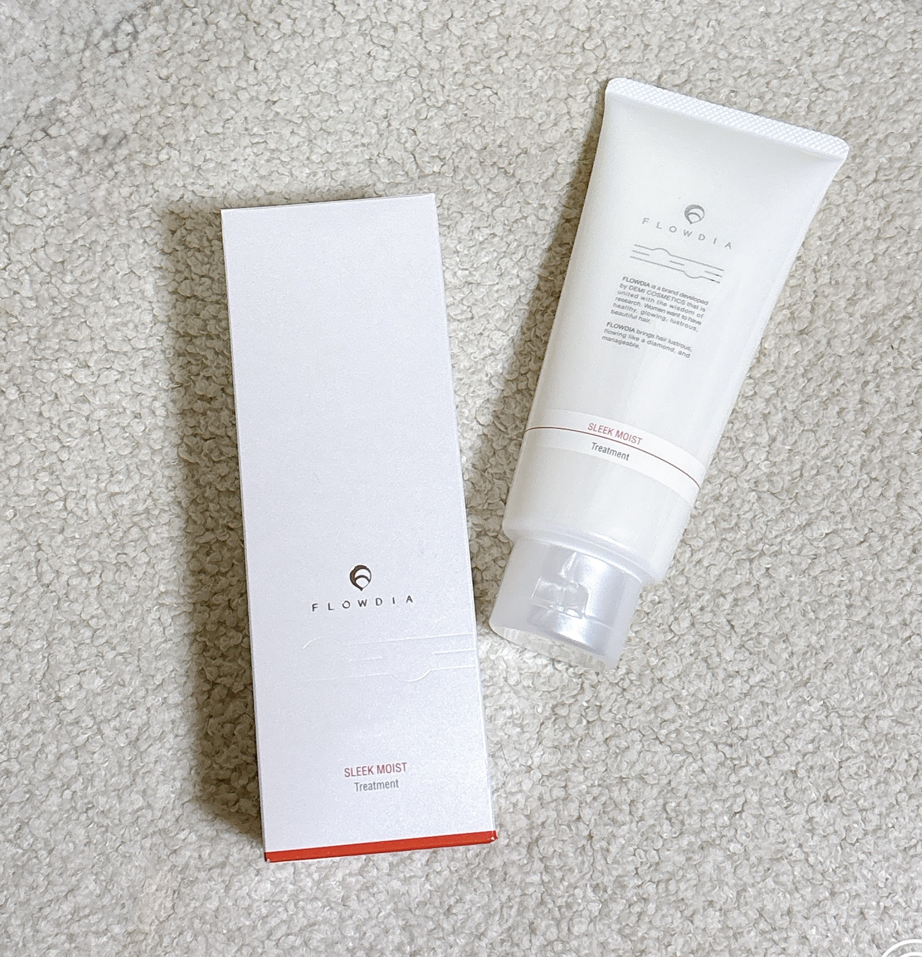 フローディア トリートメント スリークモイスト/FLOWDIA/洗い流すヘアトリートメントを使ったクチコミ（1枚目）