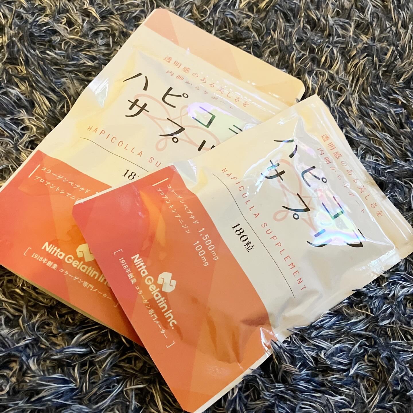 ハピコラサプリ/新田ゼラチンダイレクト/美容サプリメントを使ったクチコミ（2枚目）