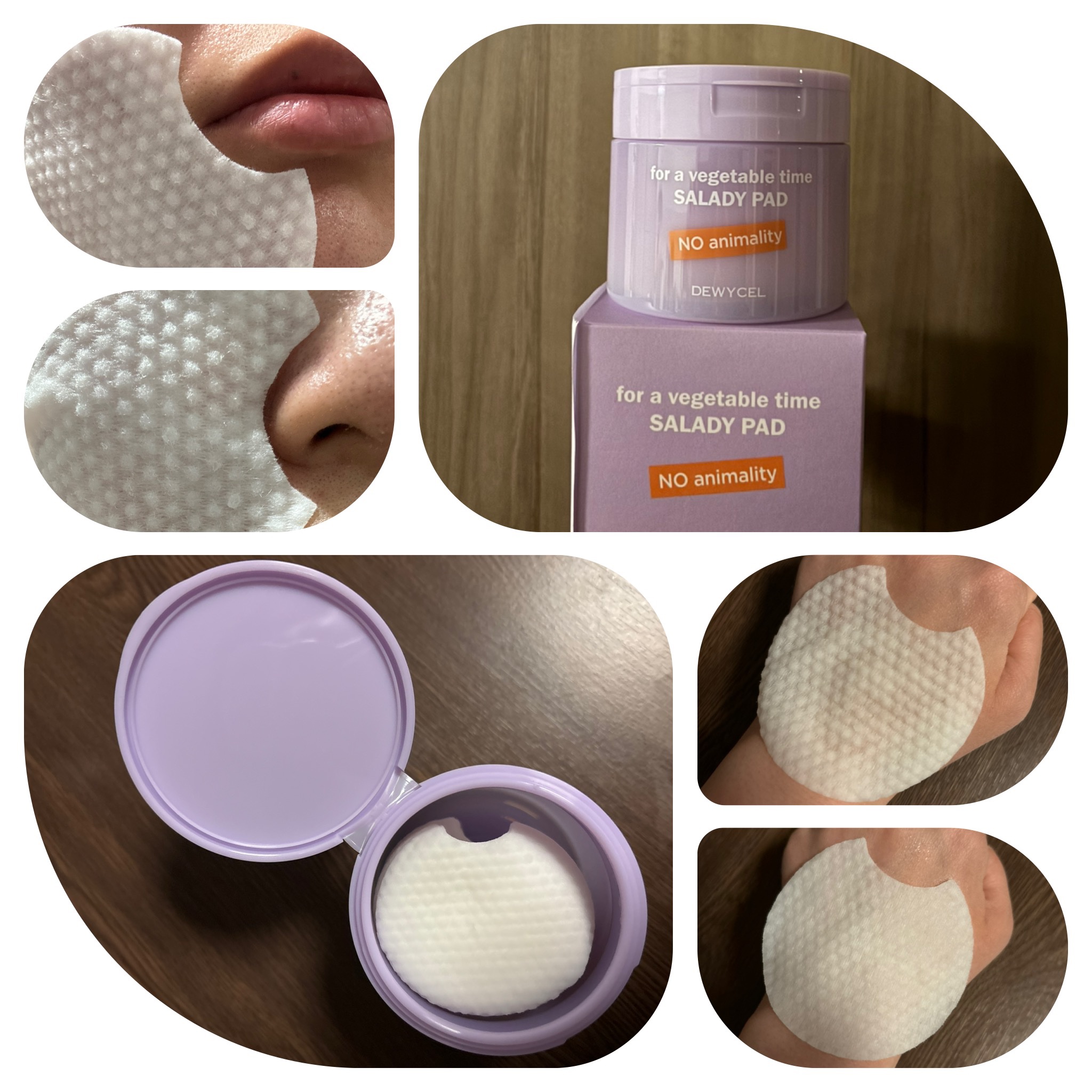 SALADY PAD 70EA/DEWYCEL/拭き取り化粧水を使ったクチコミ（1枚目）