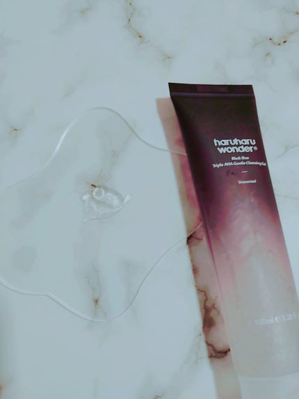 ブラックライストリプルAHAジェントルクレンジングジェル/haruharu wonder/クレンジングジェルを使ったクチコミ(1枚目)