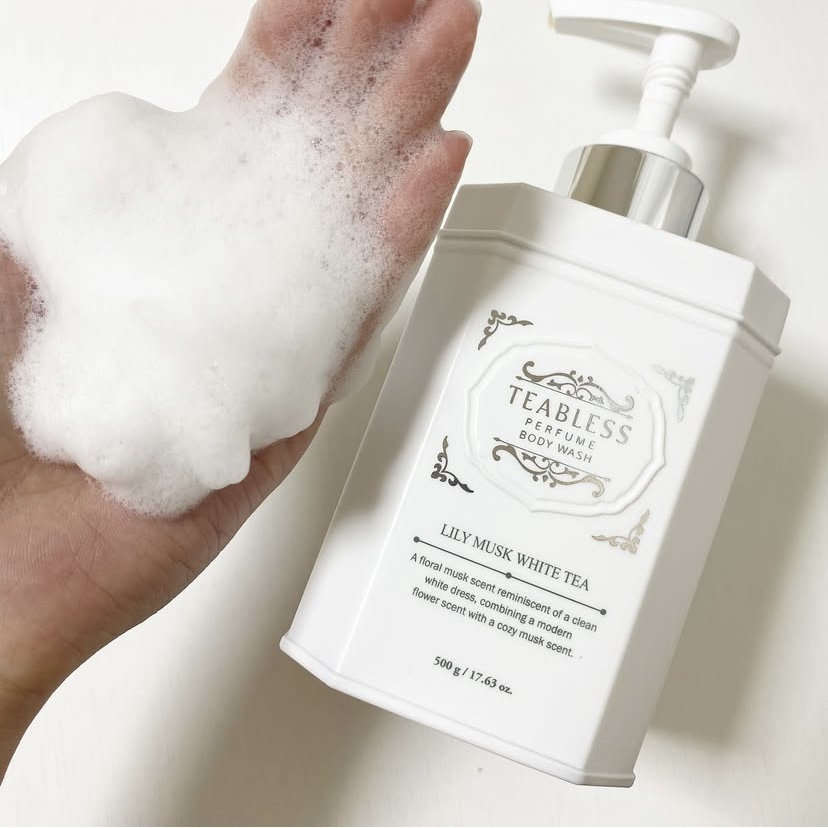 パフュームボディウォッシュ リリームスクホワイトティー/TEABLESS/ボディソープを使ったクチコミ（3枚目）
