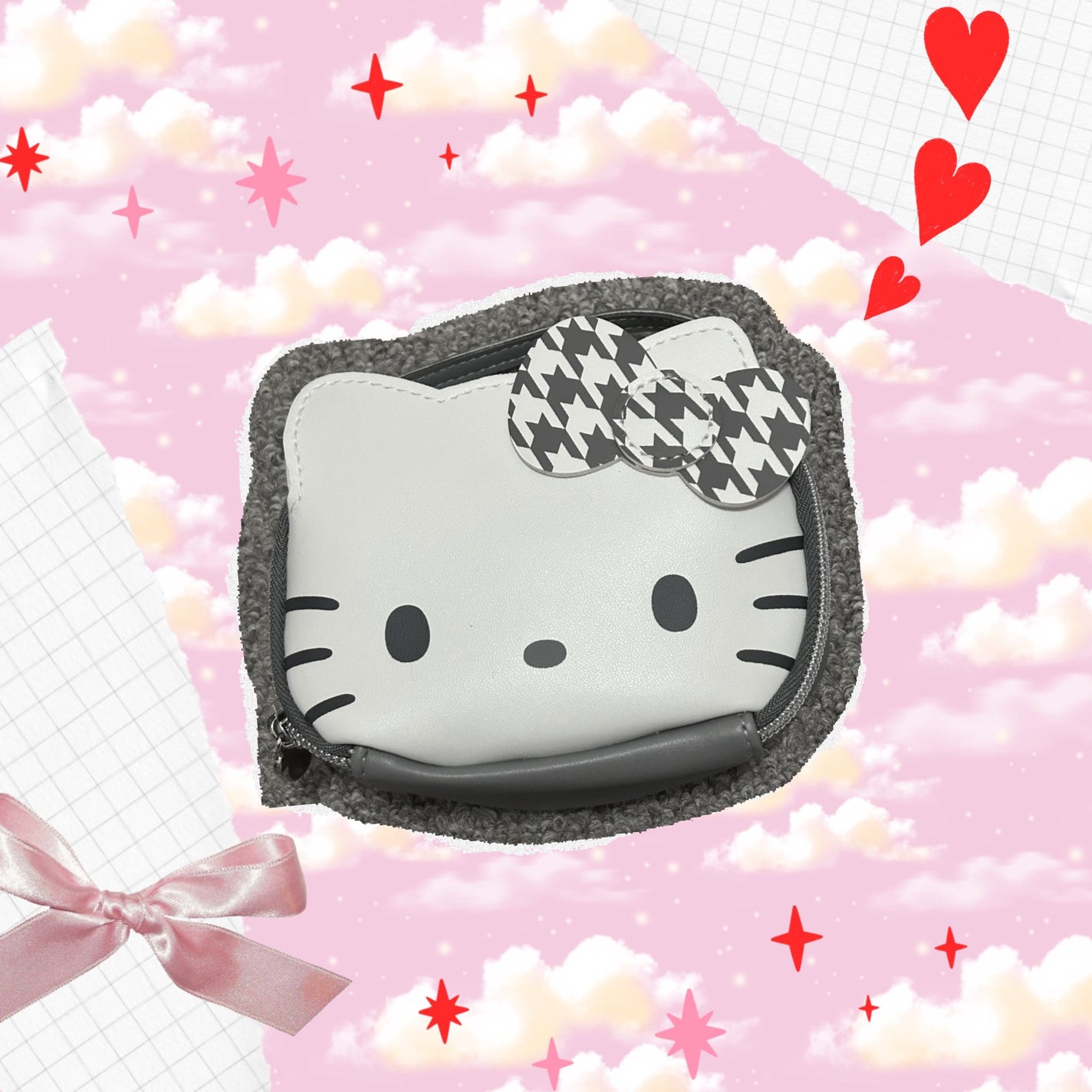 HELLO KITTY × BRILMY 中身が見えて時短がかなう ズボラに優しいコスメポーチ BOOK/宝島社/雑誌を使ったクチコミ(1枚目)