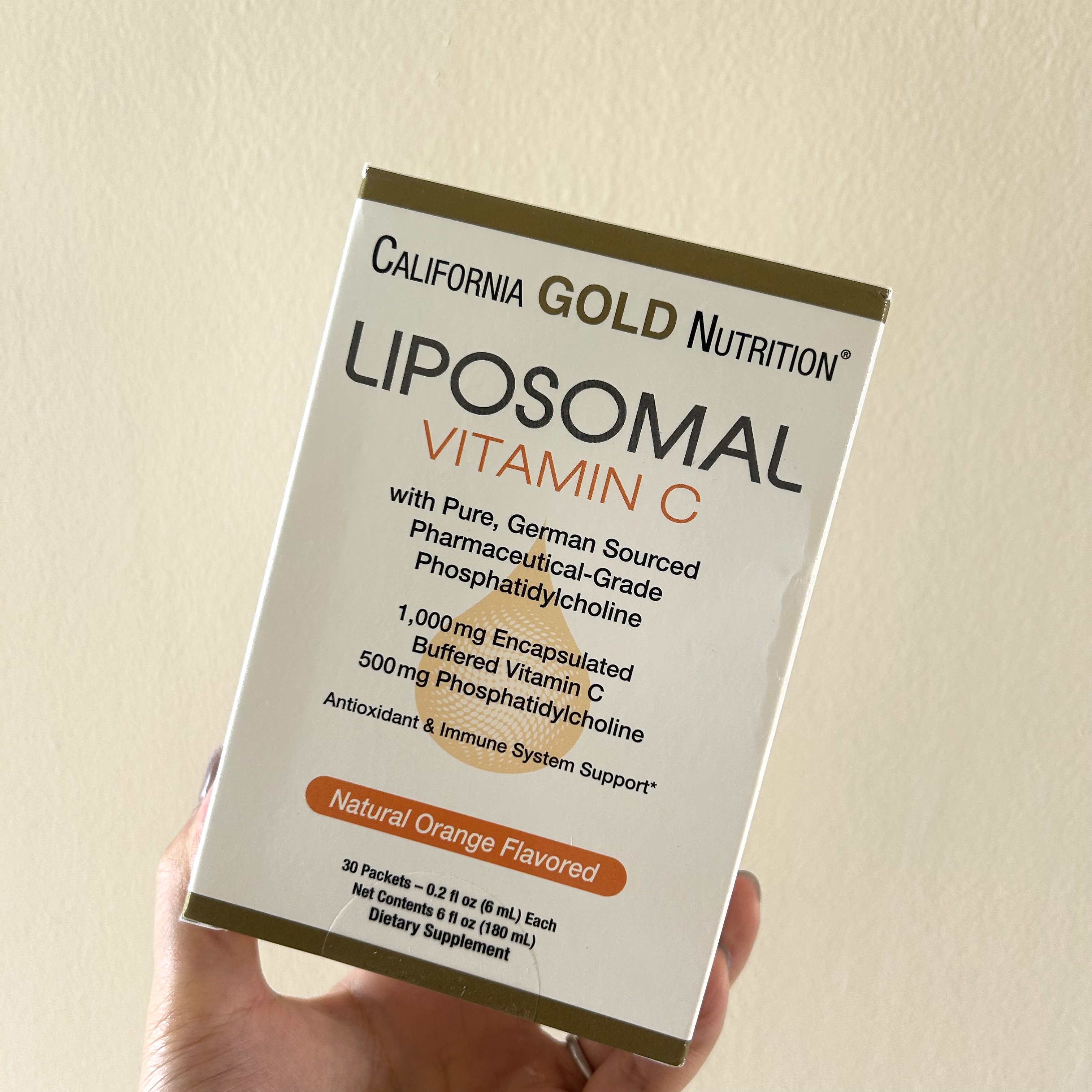 リポソーム ビタミンC/CALIFORNIA GOLD NUTRITION/健康サプリメントを使ったクチコミ（2枚目）