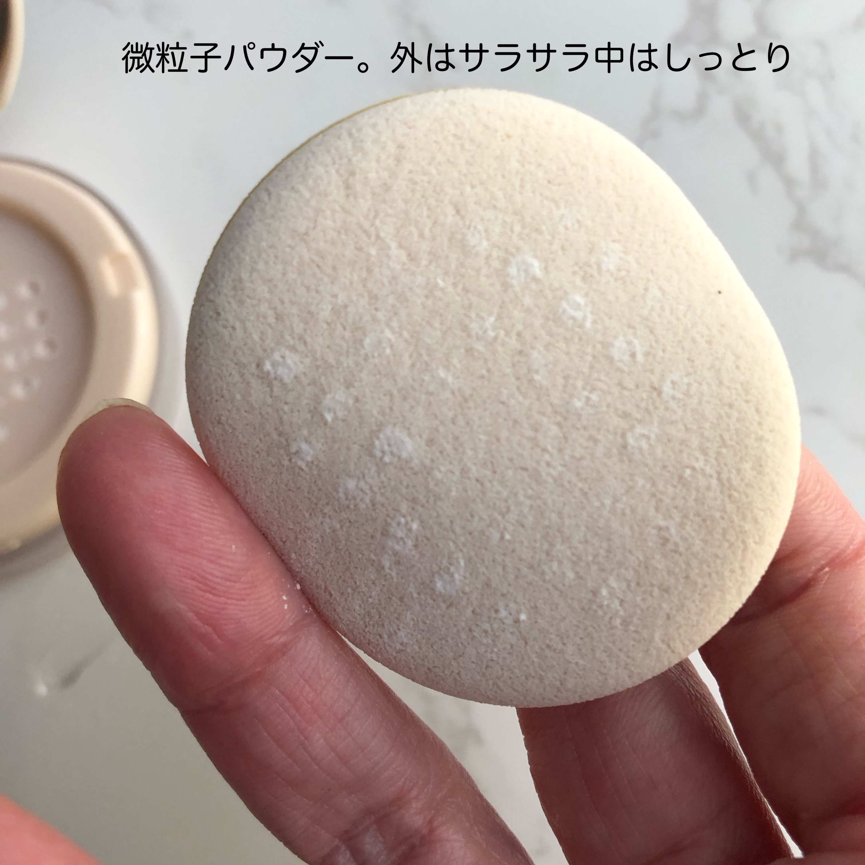 バイオムバリアエッセンスインパウダー/UIQ/ルースパウダーを使ったクチコミ（2枚目）