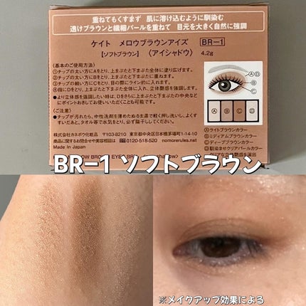 ケイト メロウブラウンアイズ/KATE/アイシャドウパレットを使ったクチコミ(3枚目)