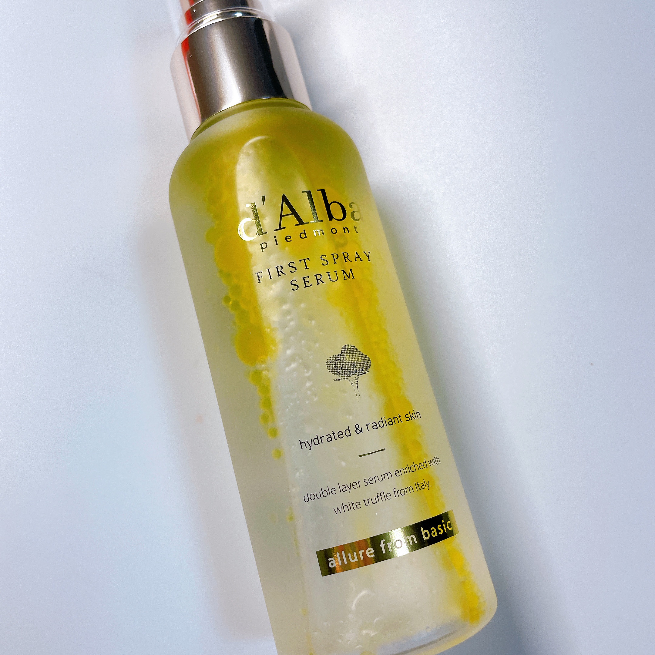 ダルバ ホワイトトリュフファーストスプレーセラム/ダルバ/ミスト状化粧水を使ったクチコミ（1枚目）