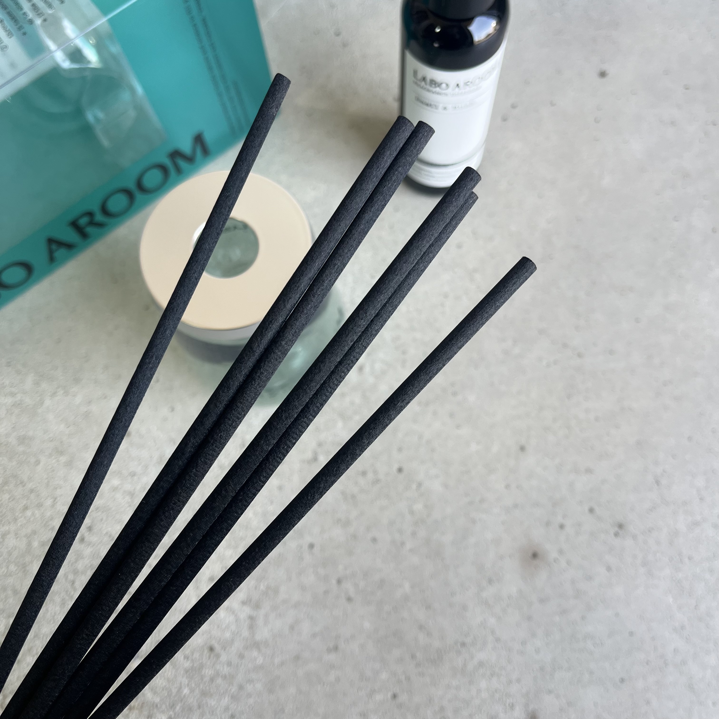 ディフューザー バジル＆ムスク/LABO AROOM/ルームフレグランスを使ったクチコミ（2枚目）