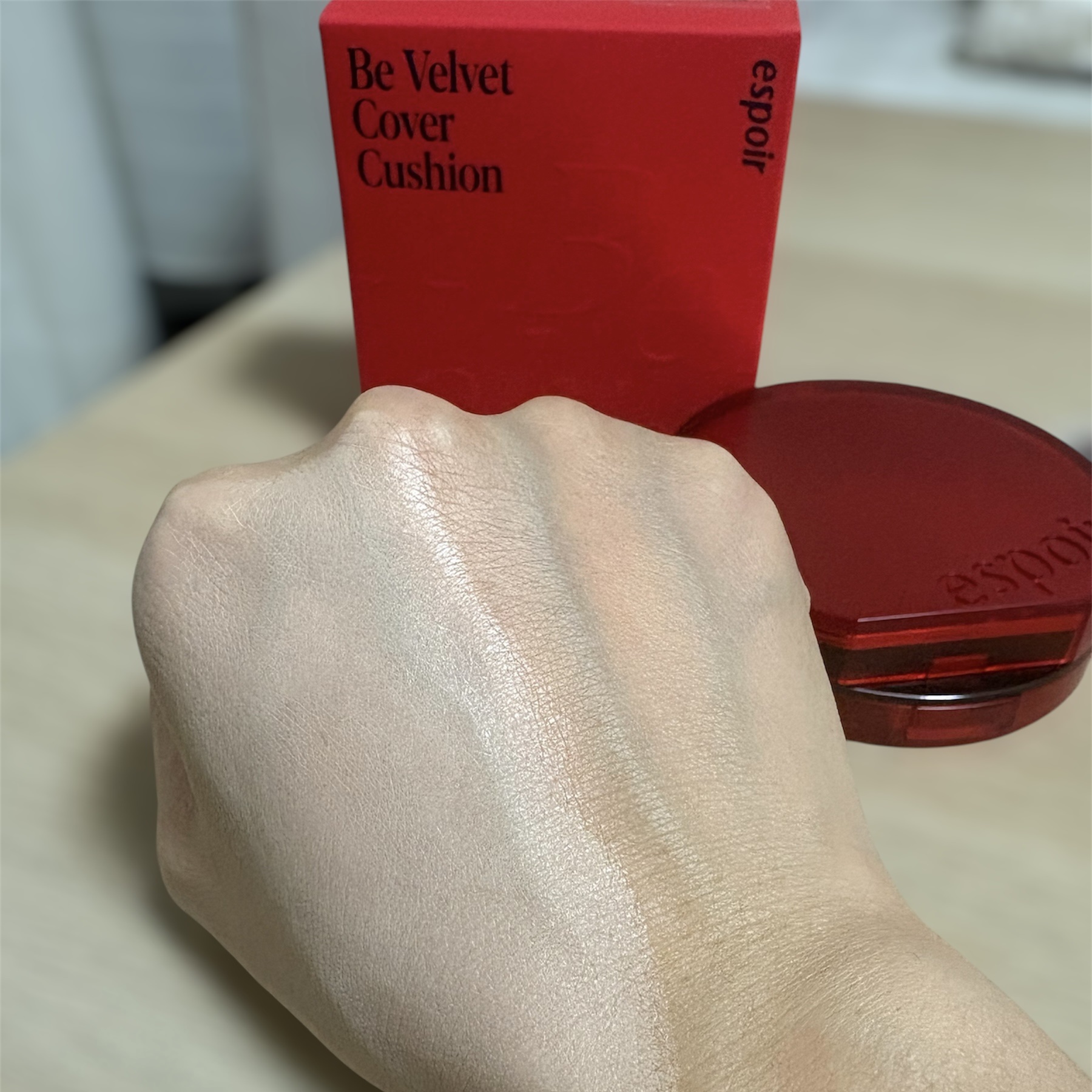 ビーベルベットカバークッション/espoir/クッションファンデーションを使ったクチコミ（3枚目）