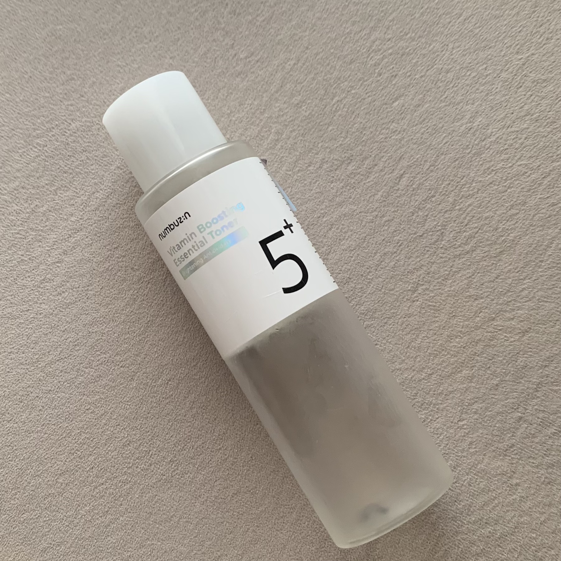 🌸使い切りスキンケア

numbuzin
5番 白玉グルタチオンCエッセンシャルトナー
ナンバーズイン5番のトナー✨
とろみがあって、特に乾燥が気になる冬場に大活躍してくれました🤍
まだナンバーズインは5番しか使ったことないから他のも気