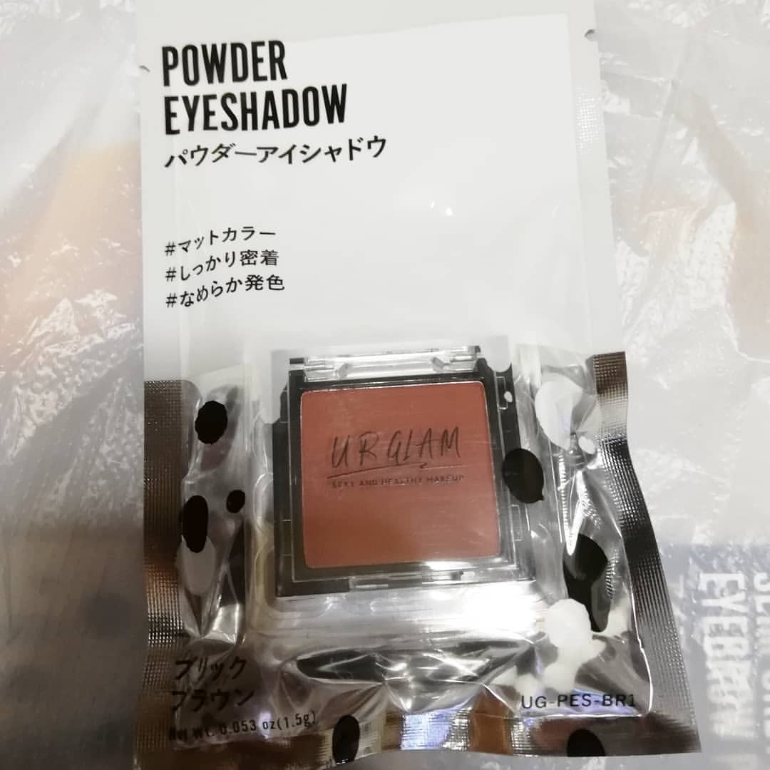 UR GLAM　POWDER EYESHADOW/U R GLAM/単色アイシャドウを使ったクチコミ（1枚目）