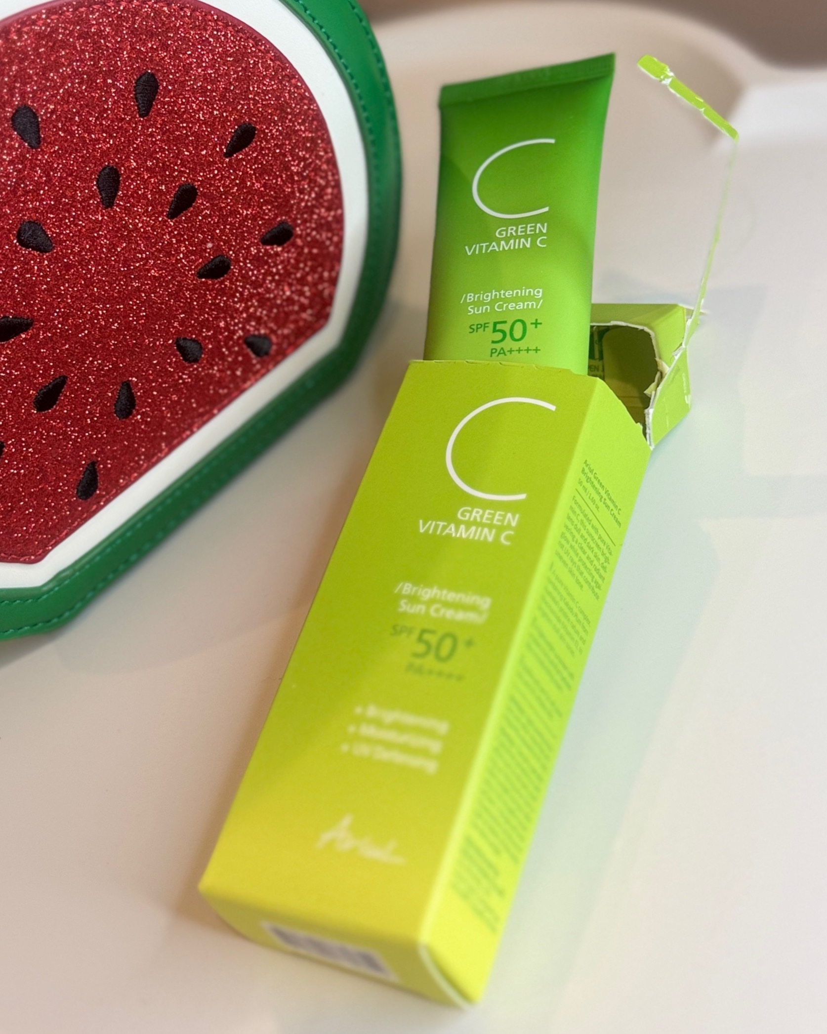 アリウル グリーンビタミンC ハイドレーティングクリーム/Ariul/フェイスクリームを使ったクチコミ（2枚目）