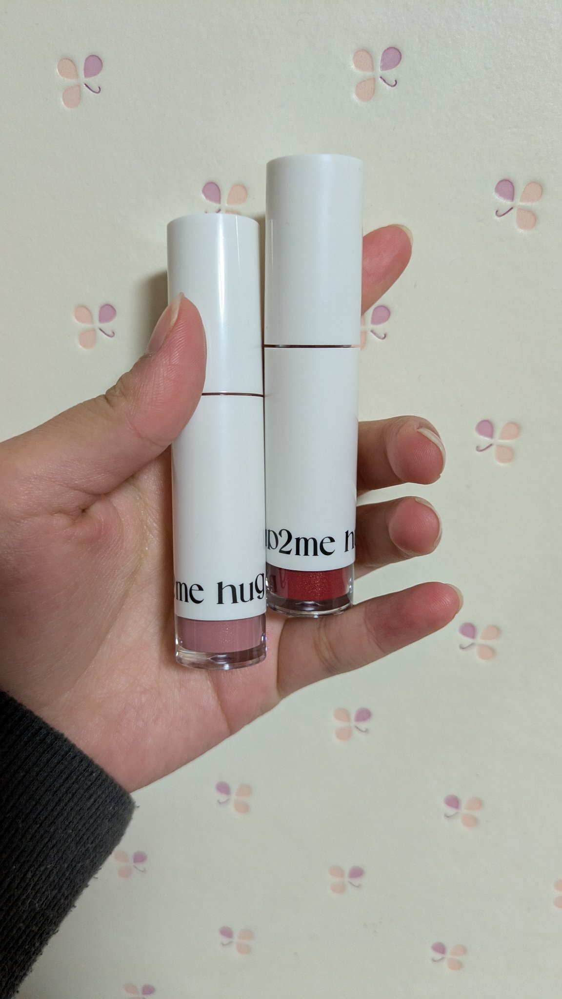 アップトゥーミー　ハグマイリップ　カラーロックプランパー/up2me/リッププランパーを使ったクチコミ（2枚目）