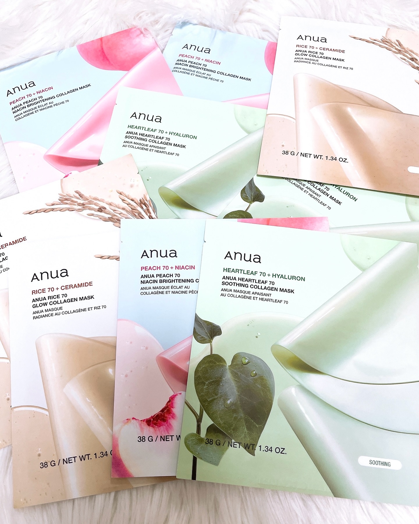 桃70ナイアシンコラーゲンフェイスパック/Anua/シートマスク・パックを使ったクチコミ（2枚目）