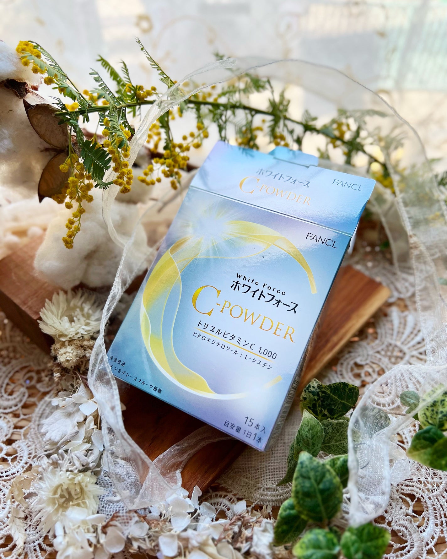 ホワイトフォース Cパウダー/ファンケル/美容サプリメントを使ったクチコミ(6枚目)