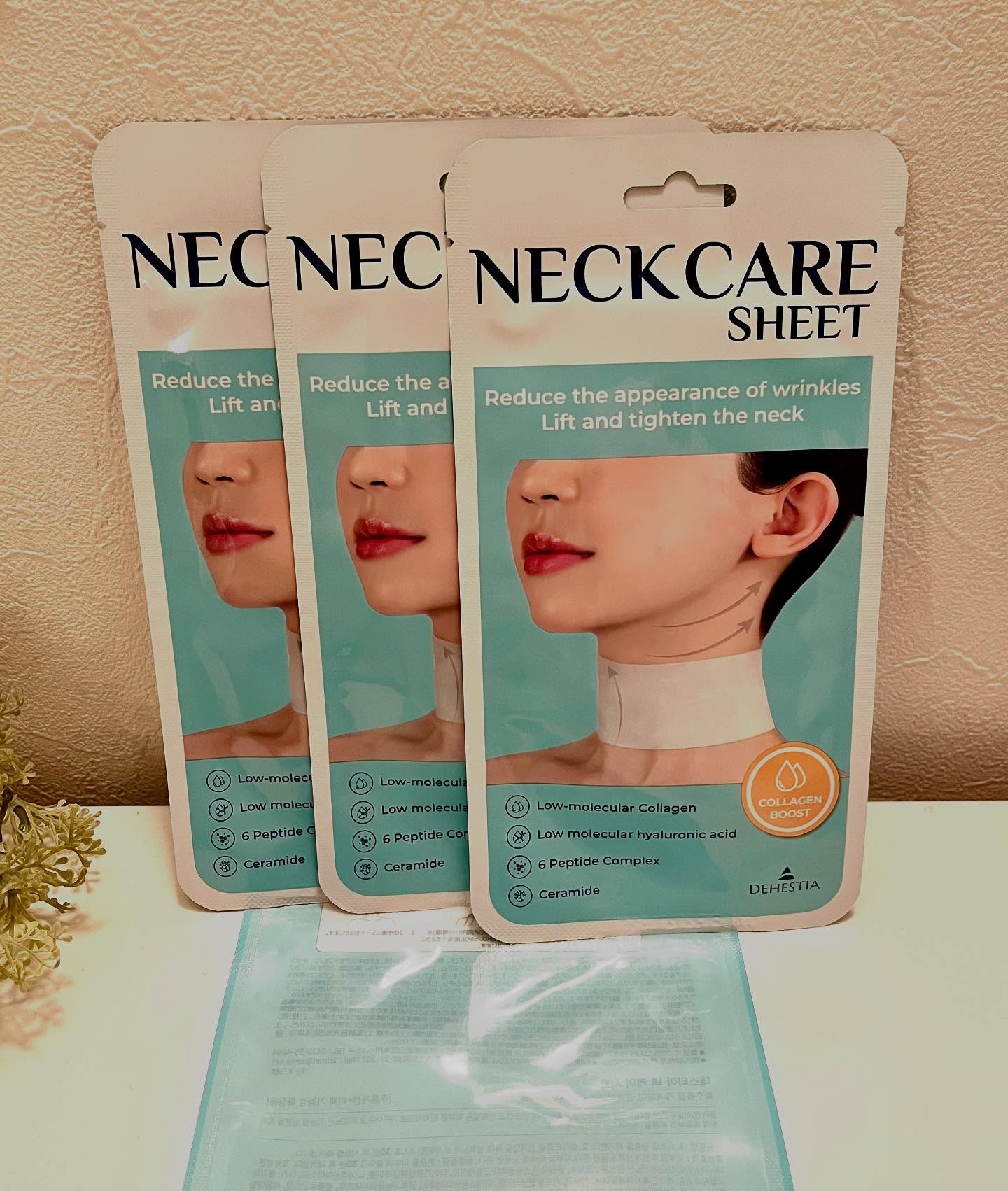ネックケアシート/DEHESTIA/シートマスク・パックを使ったクチコミ（3枚目）