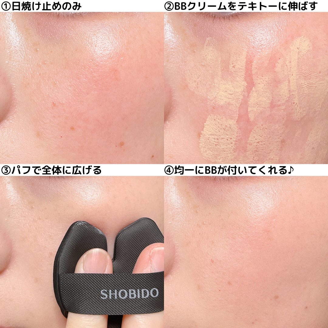 Wポイントメイクブラシ/SHOBIDO/メイクブラシを使ったクチコミ(4枚目)