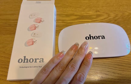 セミキュアジェルネイル(ハンド)/ohora/ネイルシールを使ったクチコミ(1枚目)