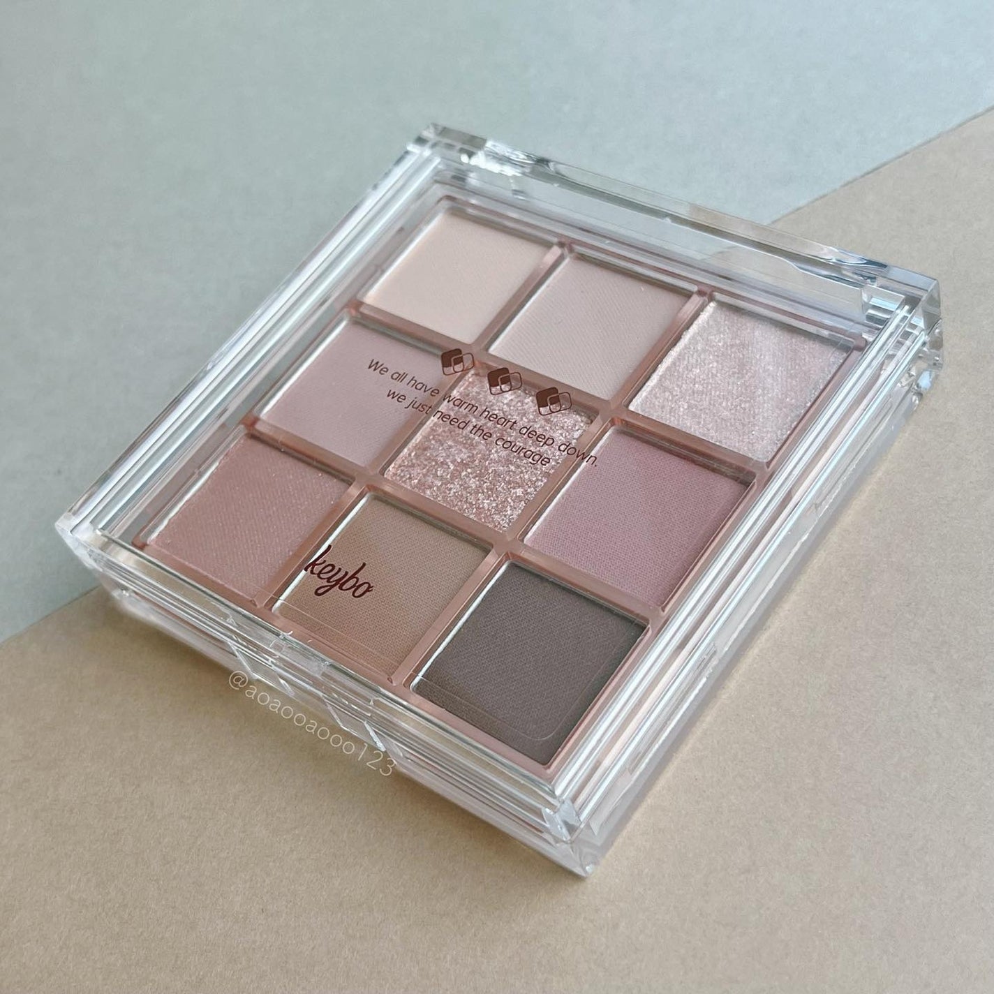 KEYBO FALL IN LOVE SHADOW PALETTE/keybo/アイシャドウパレットを使ったクチコミ(5枚目)