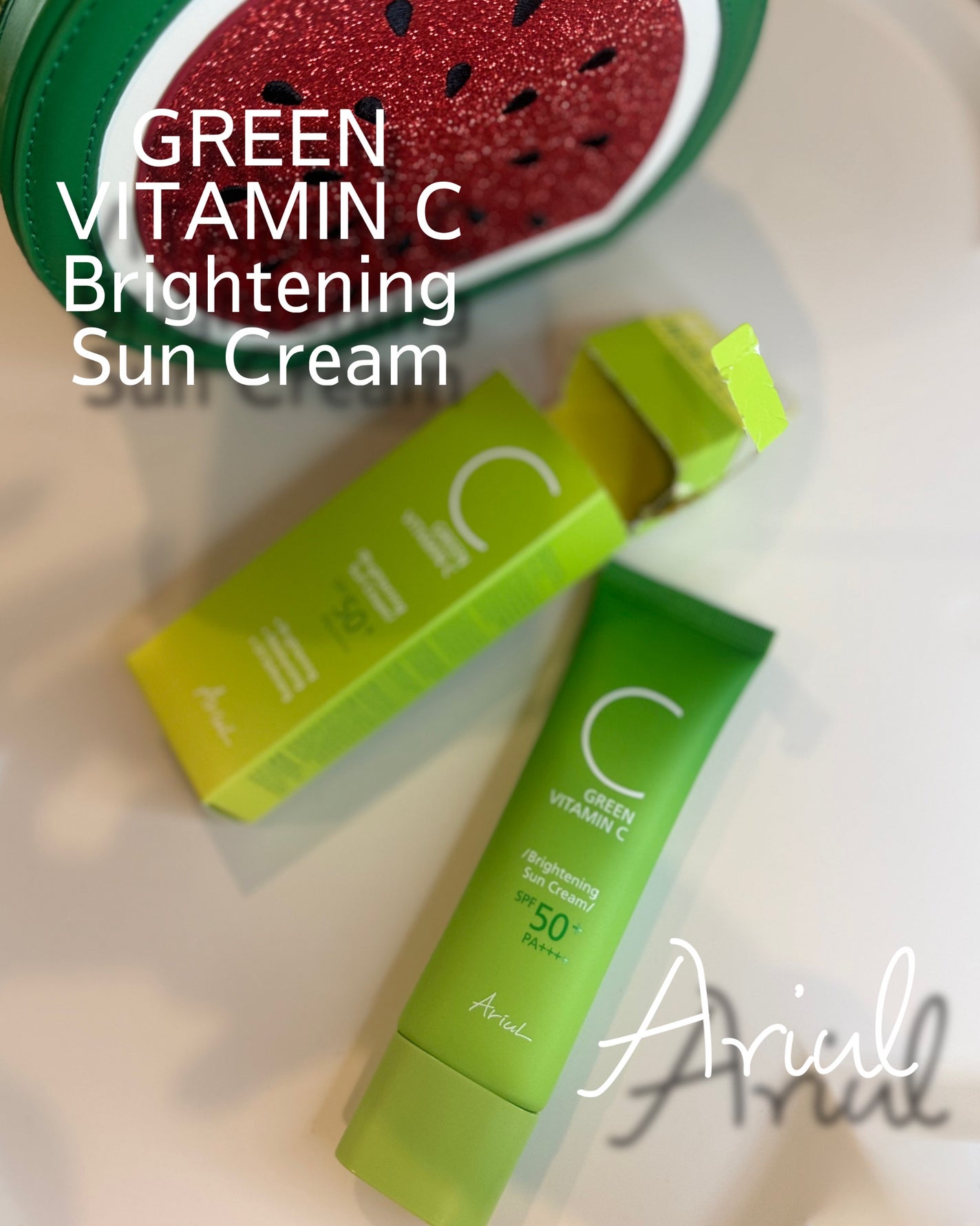 アリウル グリーンビタミンC ハイドレーティングクリーム/Ariul/フェイスクリームを使ったクチコミ(1枚目)