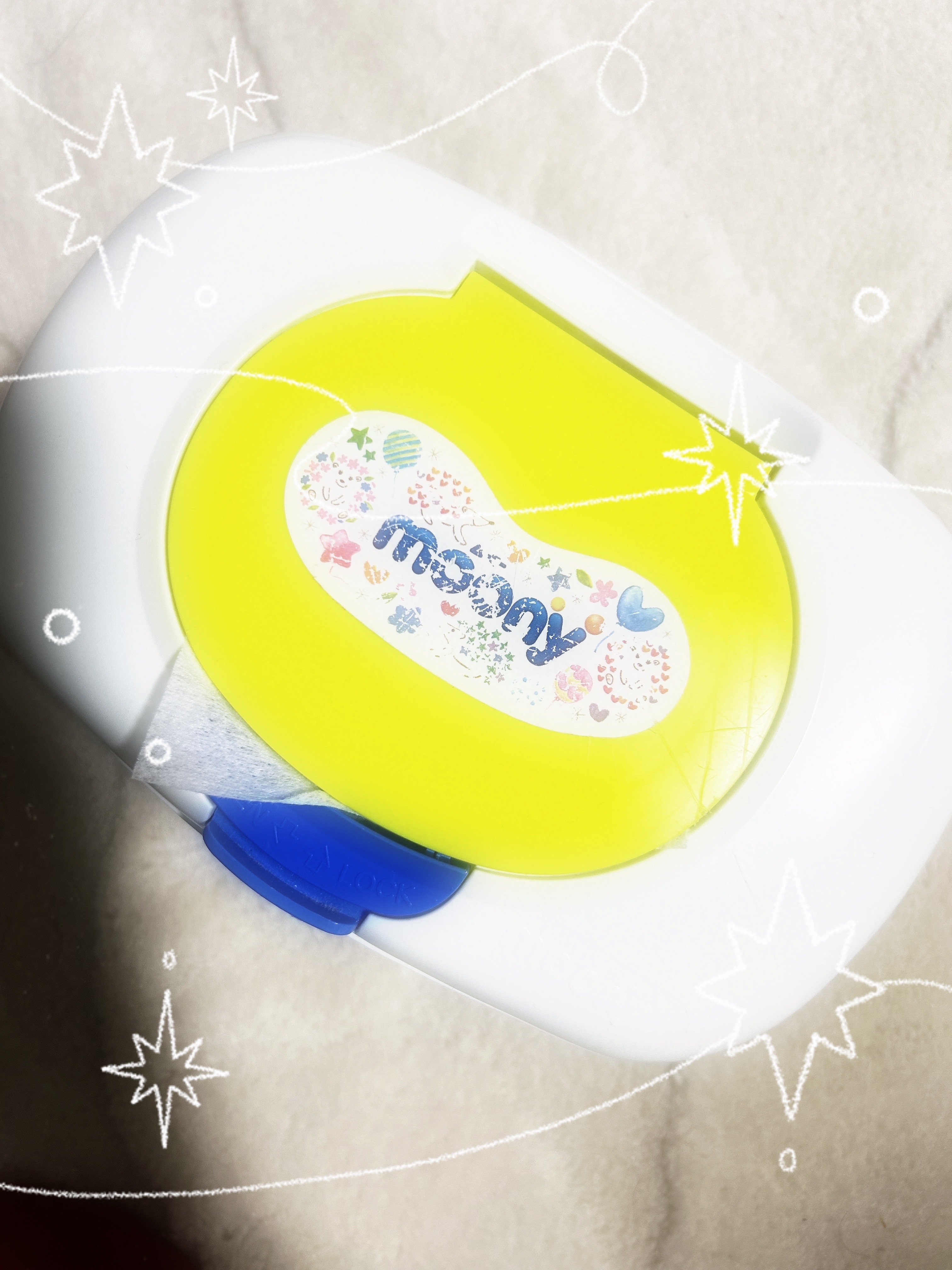 moony おしりふき やわらか厚手/ユニ・チャーム/ティッシュを使ったクチコミ（1枚目）