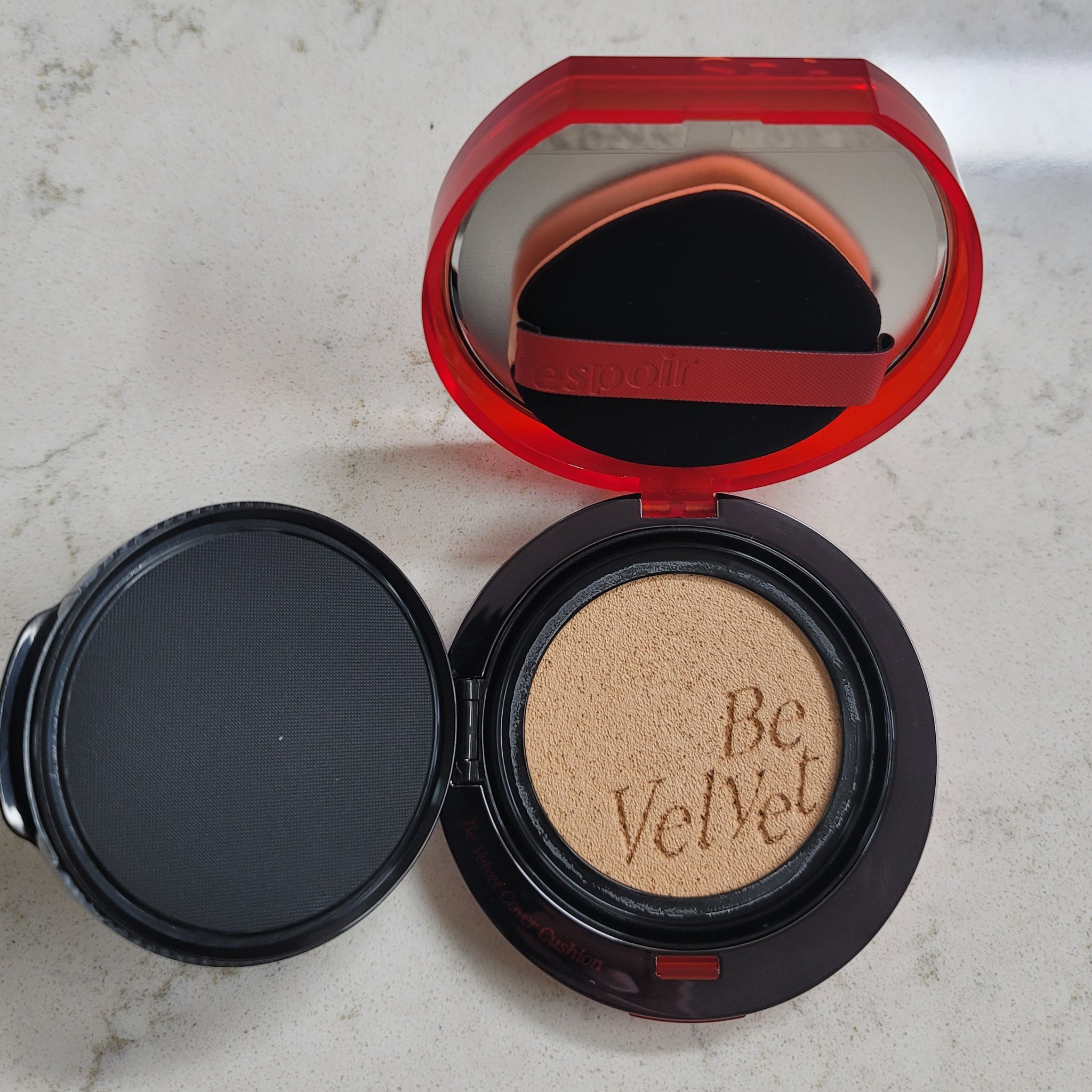 ビーベルベットカバークッション/espoir/クッションファンデーションを使ったクチコミ（2枚目）