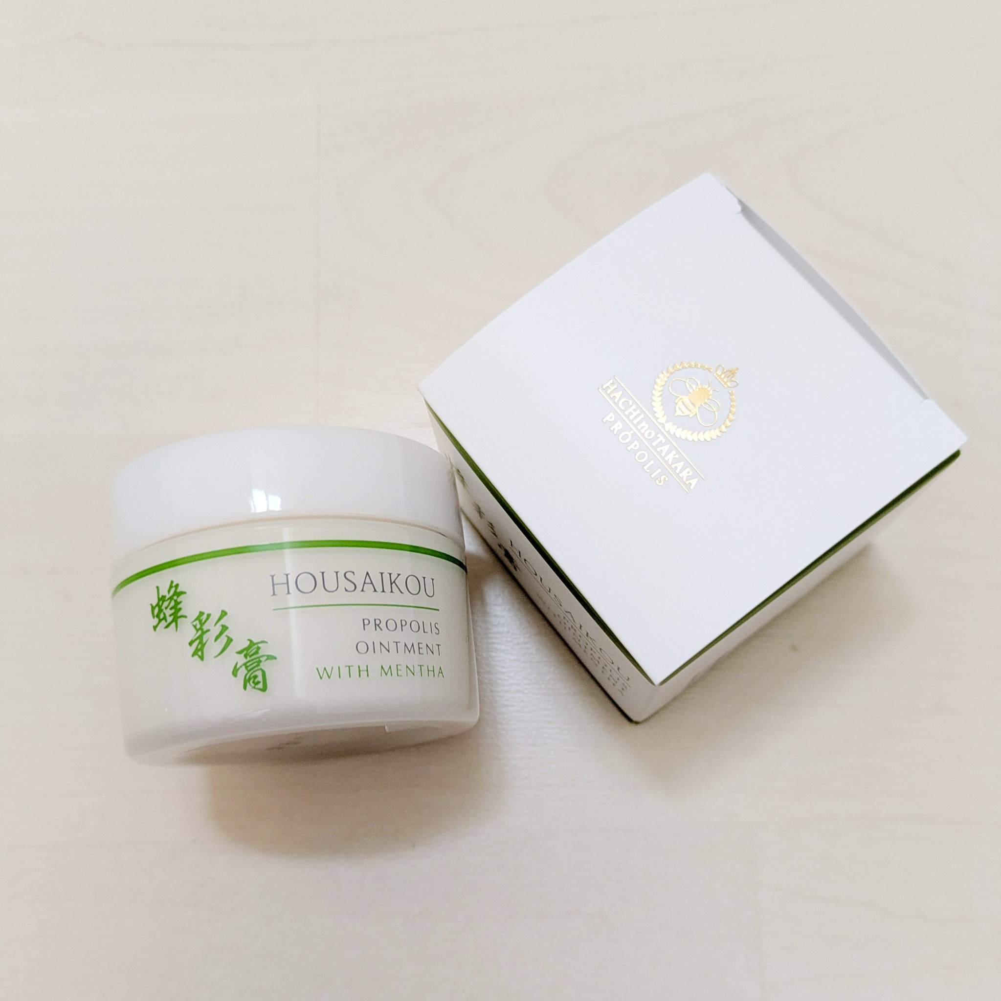 蜂彩膏　ハッカ成分有り/蜂の宝本舗/ボディクリームを使ったクチコミ（2枚目）