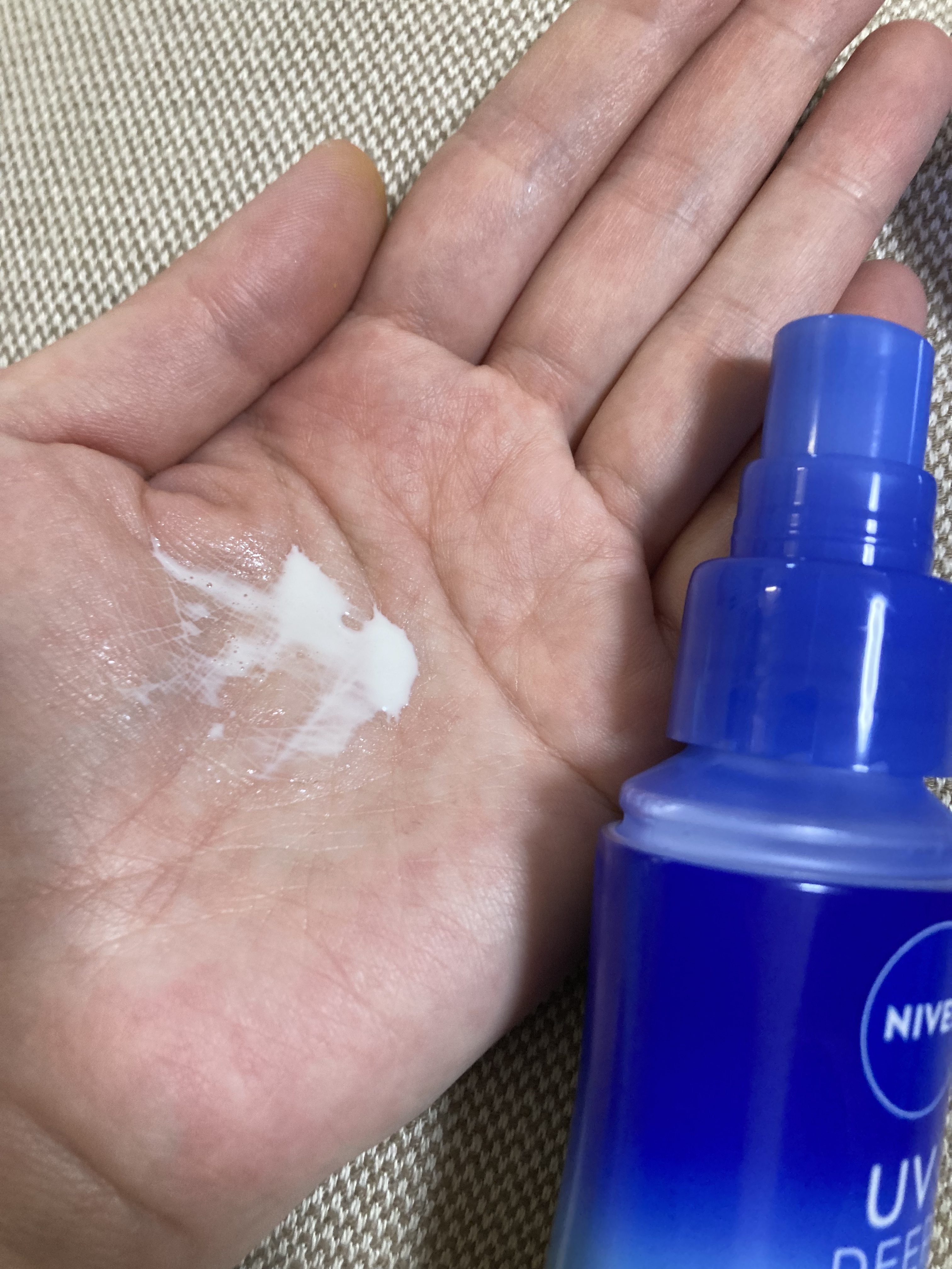 ニベアUV ディープ プロテクト＆ケア ジェル/ニベア/日焼け止めジェルを使ったクチコミ（3枚目）