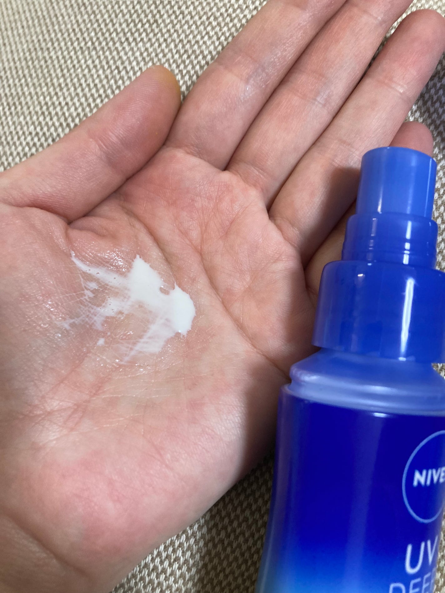 ニベアUV ディーププロテクト&ケア ミルクミスト/ニベア/日焼け止めミスト・スプレーを使ったクチコミ(3枚目)