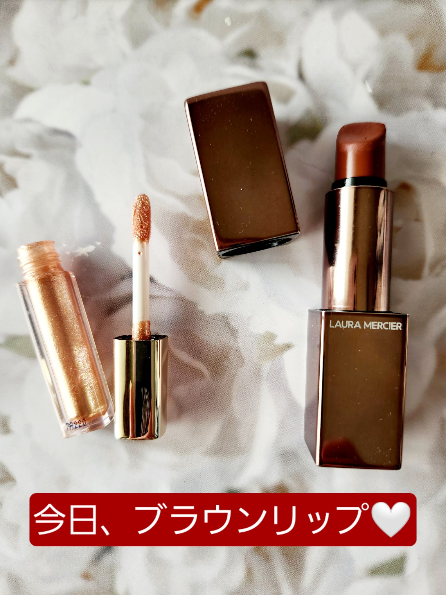 ルージュ エッセンシャル シルキー クリーム リップスティック/ローラ メルシエ/口紅を使ったクチコミ（2枚目）