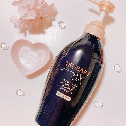 TSUBAKI プレミアムEX ダメージケア&リペア シャンプー/コンディショナートリートメント/TSUBAKI/シャンプー・コンディショナーを使ったクチコミ(2枚目)