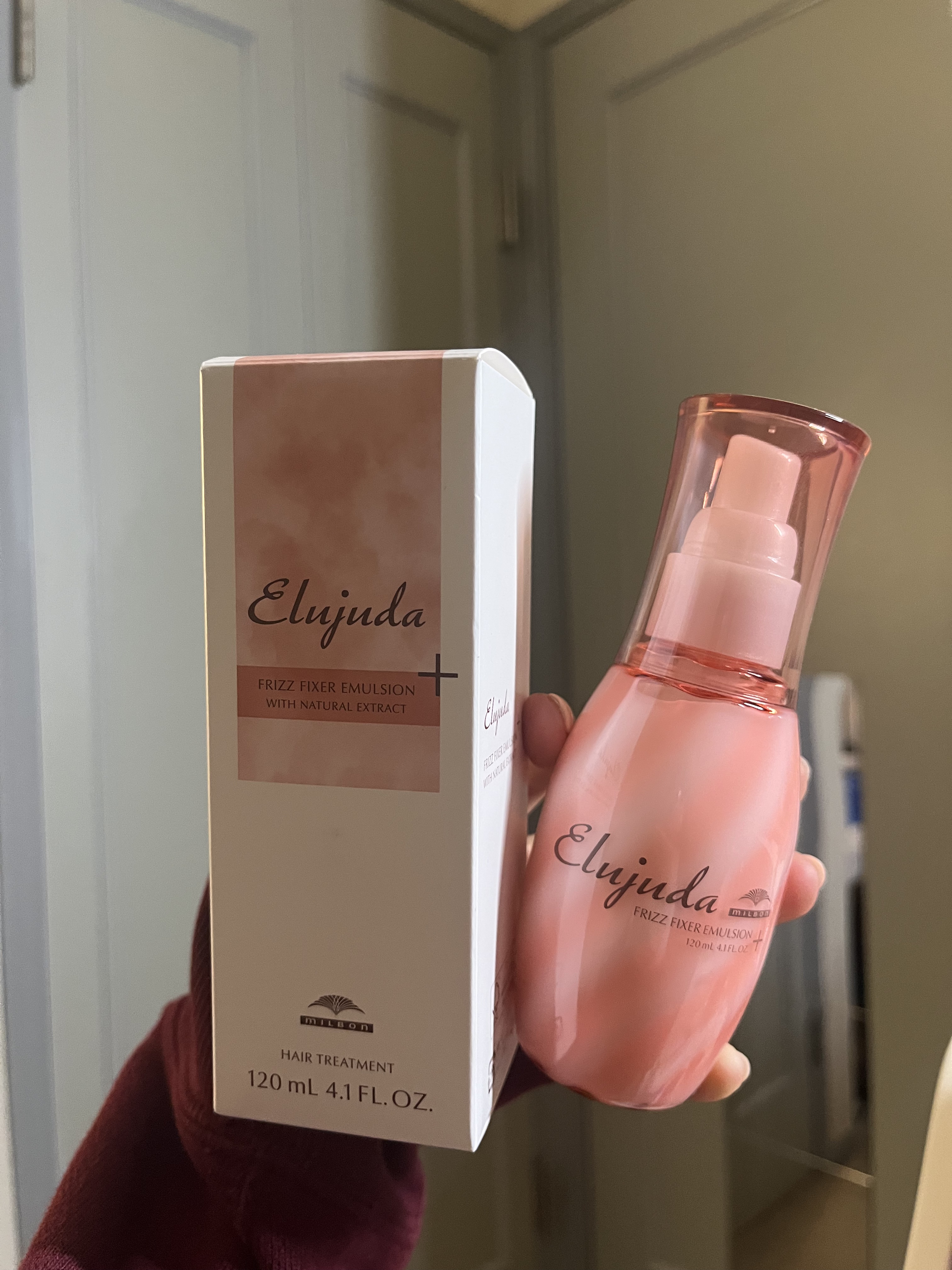 エルジューダ フリッズフィクサー エマルジョン＋/エルジューダ/ヘアミルクを使ったクチコミ（1枚目）