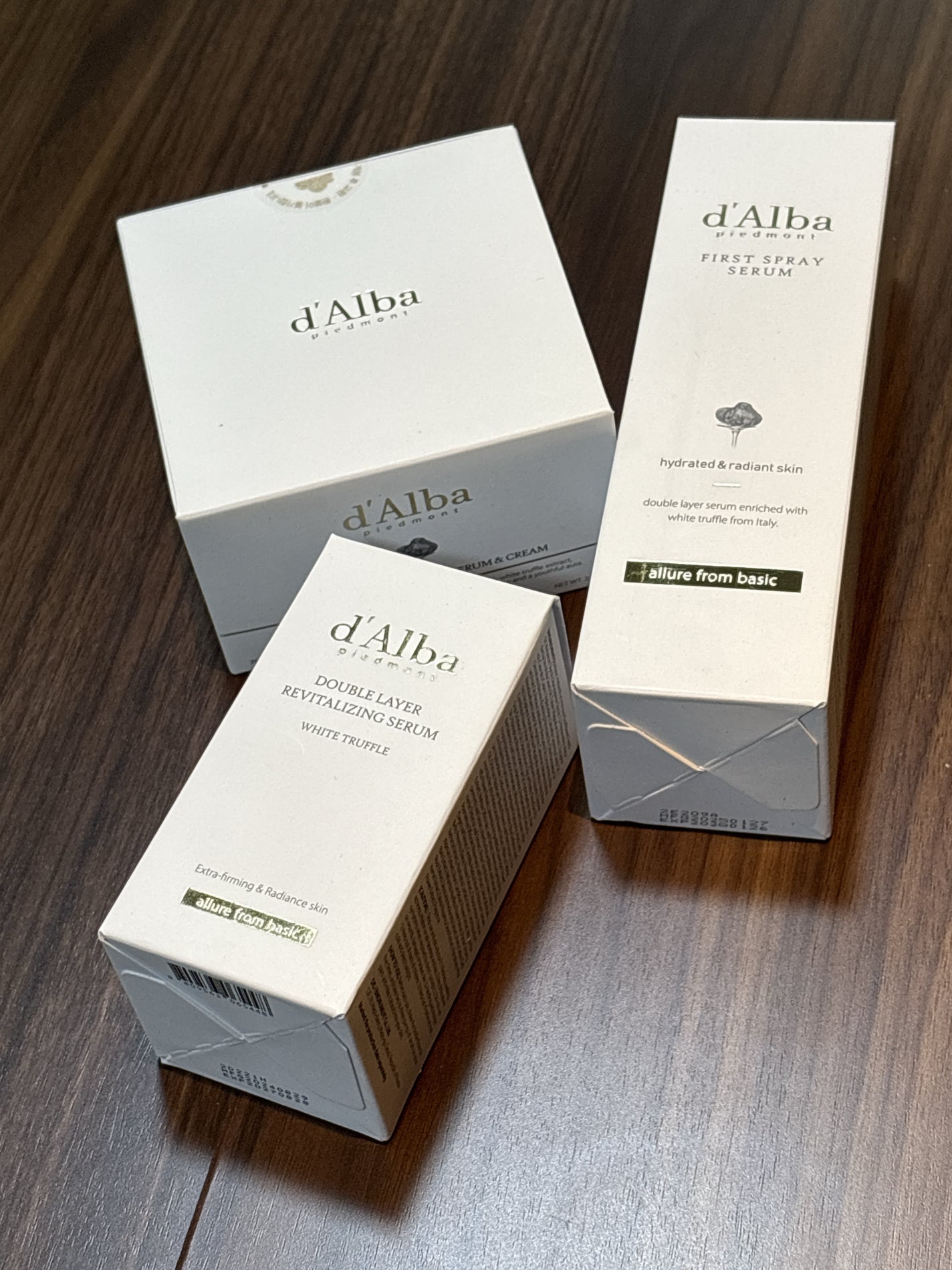 ダルバ ホワイトトリュフファーストスプレーセラム/ダルバ/ミスト状化粧水を使ったクチコミ(1枚目)