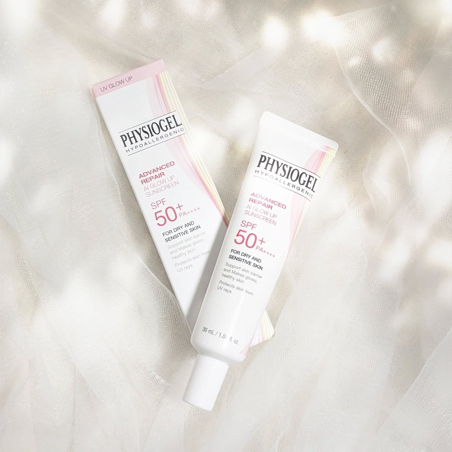 PHYSIOGEL
アドバンスドリペア
AIグローアップ サンスクリーン
SPF50+/PA++++

PHYSIOGEL様から
いただきました🎁

保湿クリームで有名な
PHYSIOGELからみずみずしい
使い心地だけど
保湿もしっかり