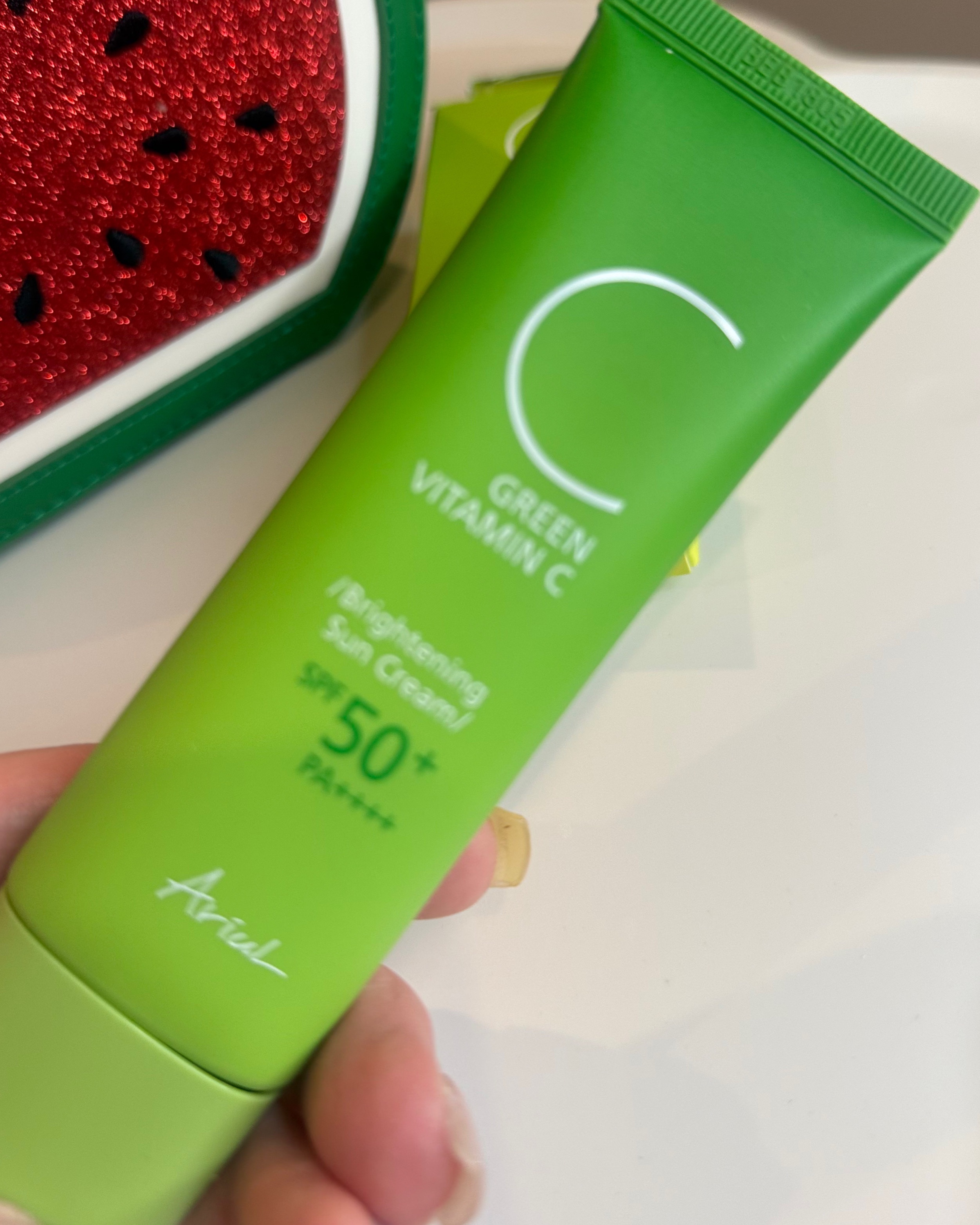 アリウル グリーンビタミンC ハイドレーティングクリーム/Ariul/フェイスクリームを使ったクチコミ（3枚目）