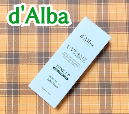 クリーンティーツリーリポソームトーンアップサンクリーム(グリーン)/ダルバ/日焼け止めクリームを使ったクチコミ(1枚目)