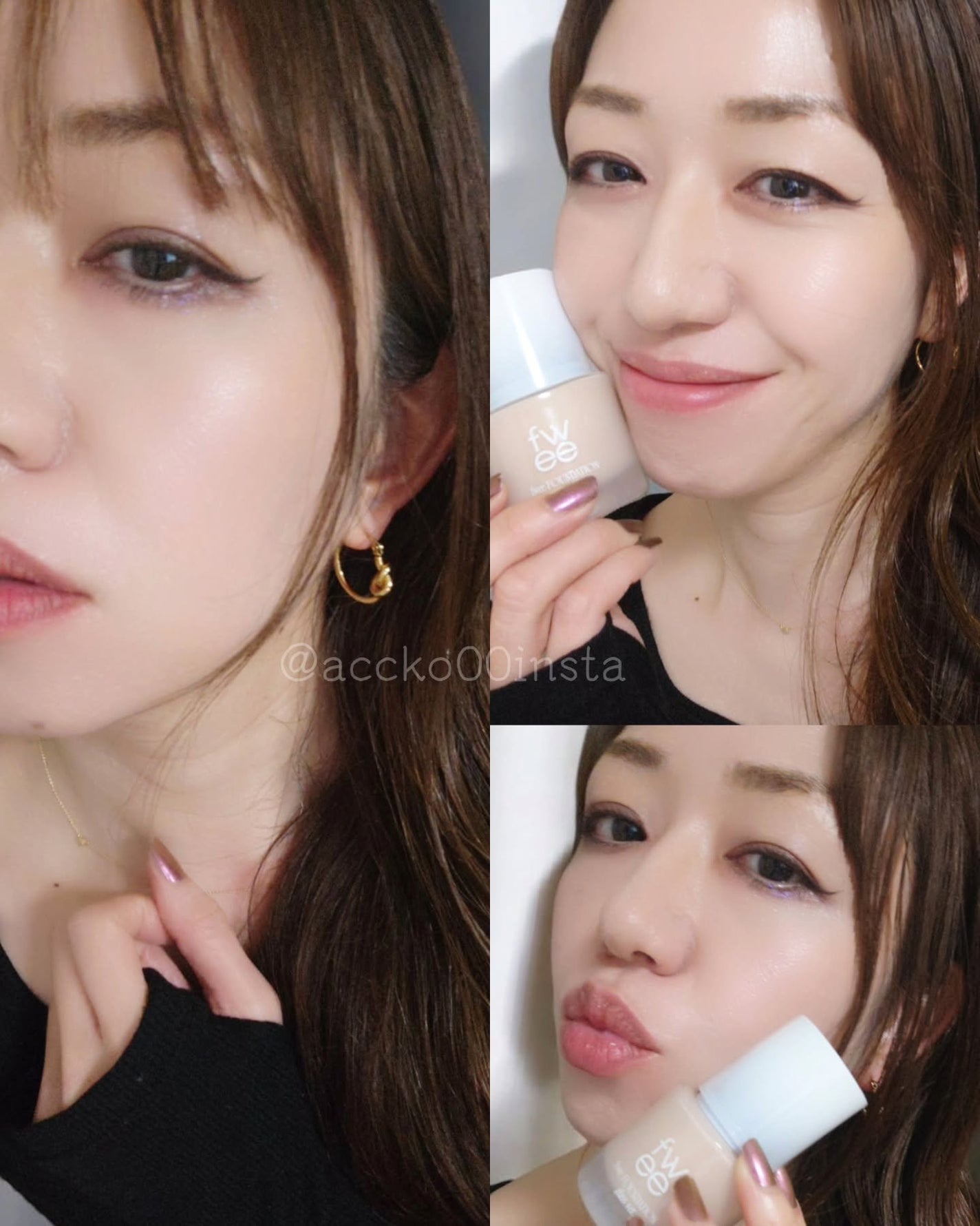 フィーファンデーションガラス/fwee/リキッドファンデーションを使ったクチコミ(6枚目)