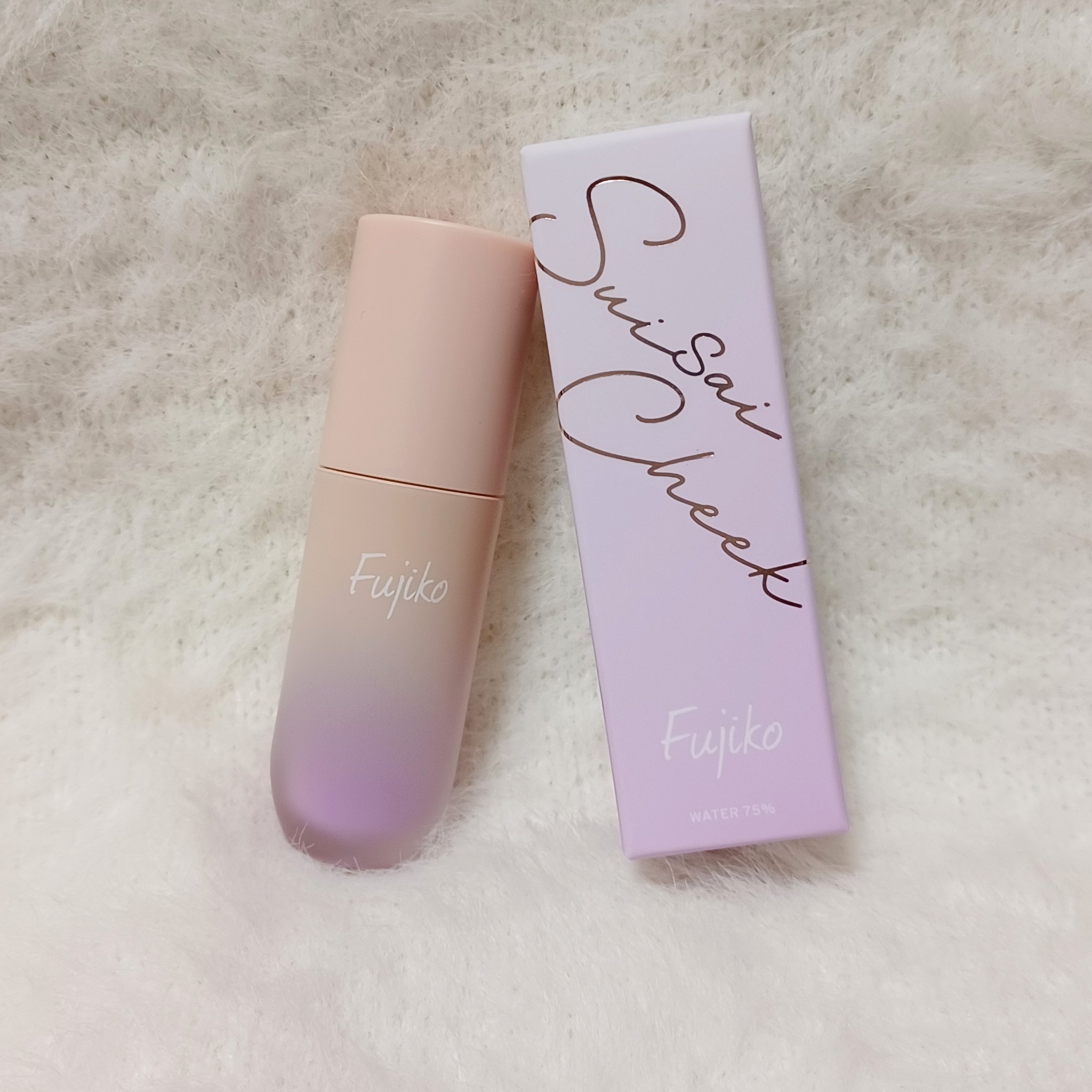 ⽔彩チーク/Fujiko/リキッドチークを使ったクチコミ（2枚目）