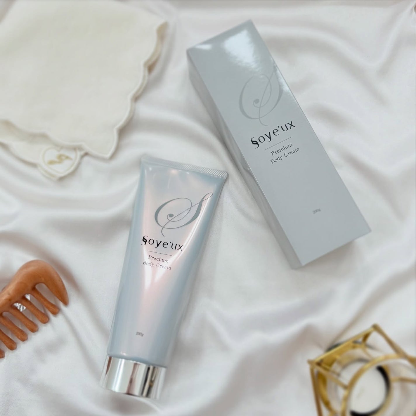 プレミアムボディクリーム/ソワユー化粧品/ボディクリームを使ったクチコミ(4枚目)