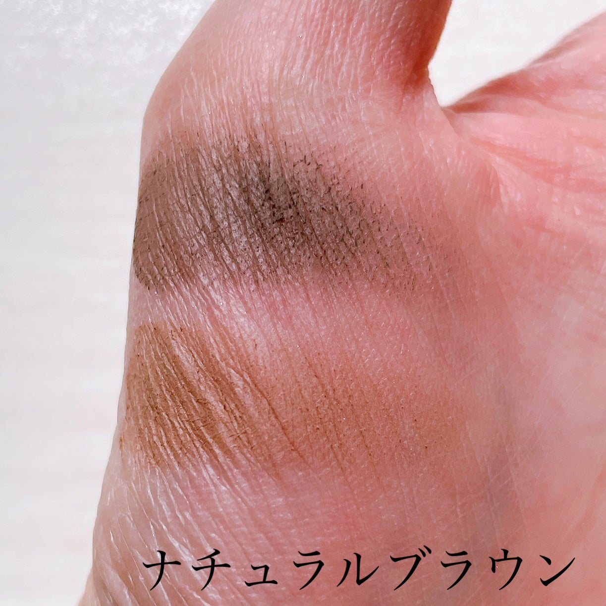 &. Wチャーム アイブロウパレット/DAISO/パウダーアイブロウを使ったクチコミ(7枚目)