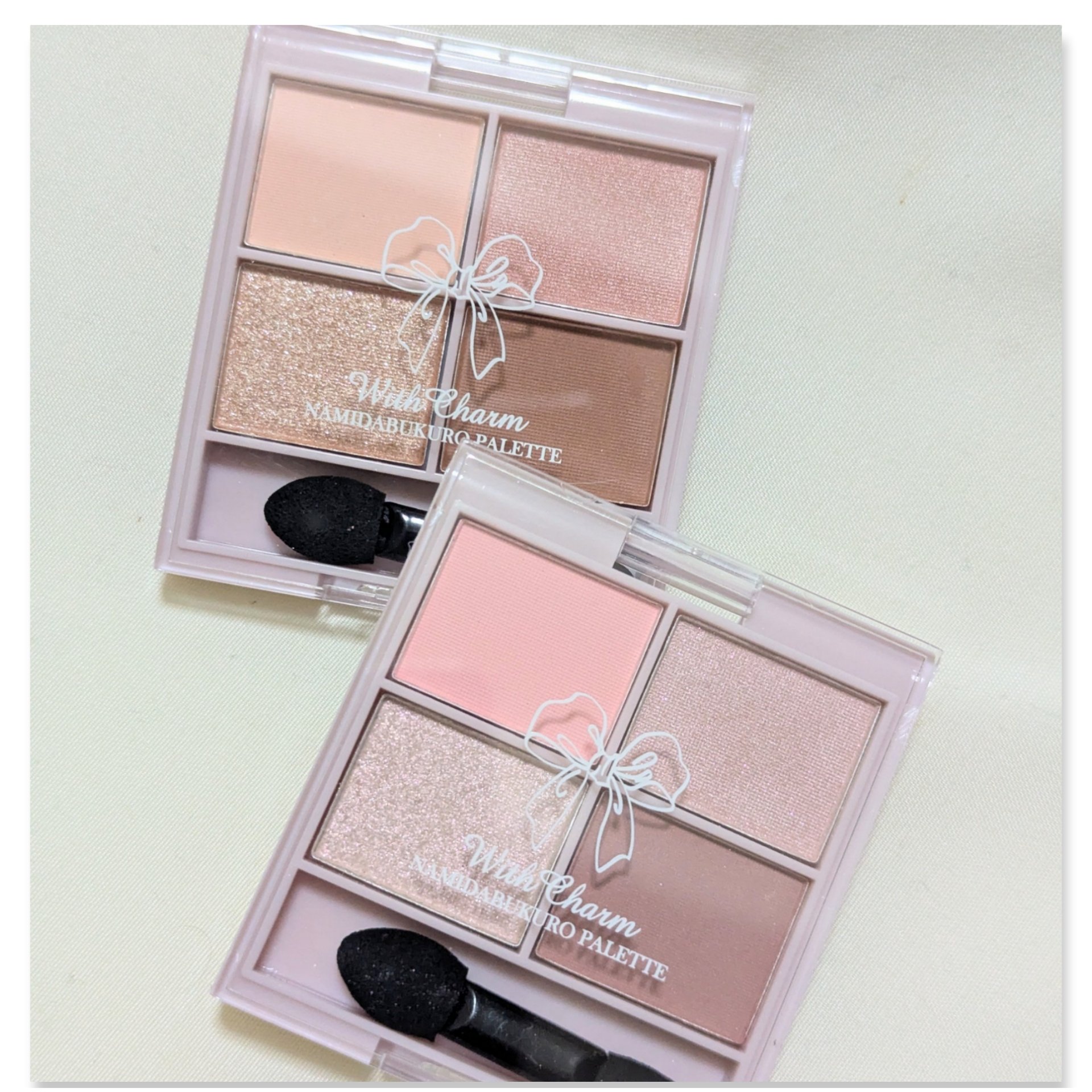 &. WithCharm 涙袋パレット/DAISO/アイシャドウパレットを使ったクチコミ（2枚目）