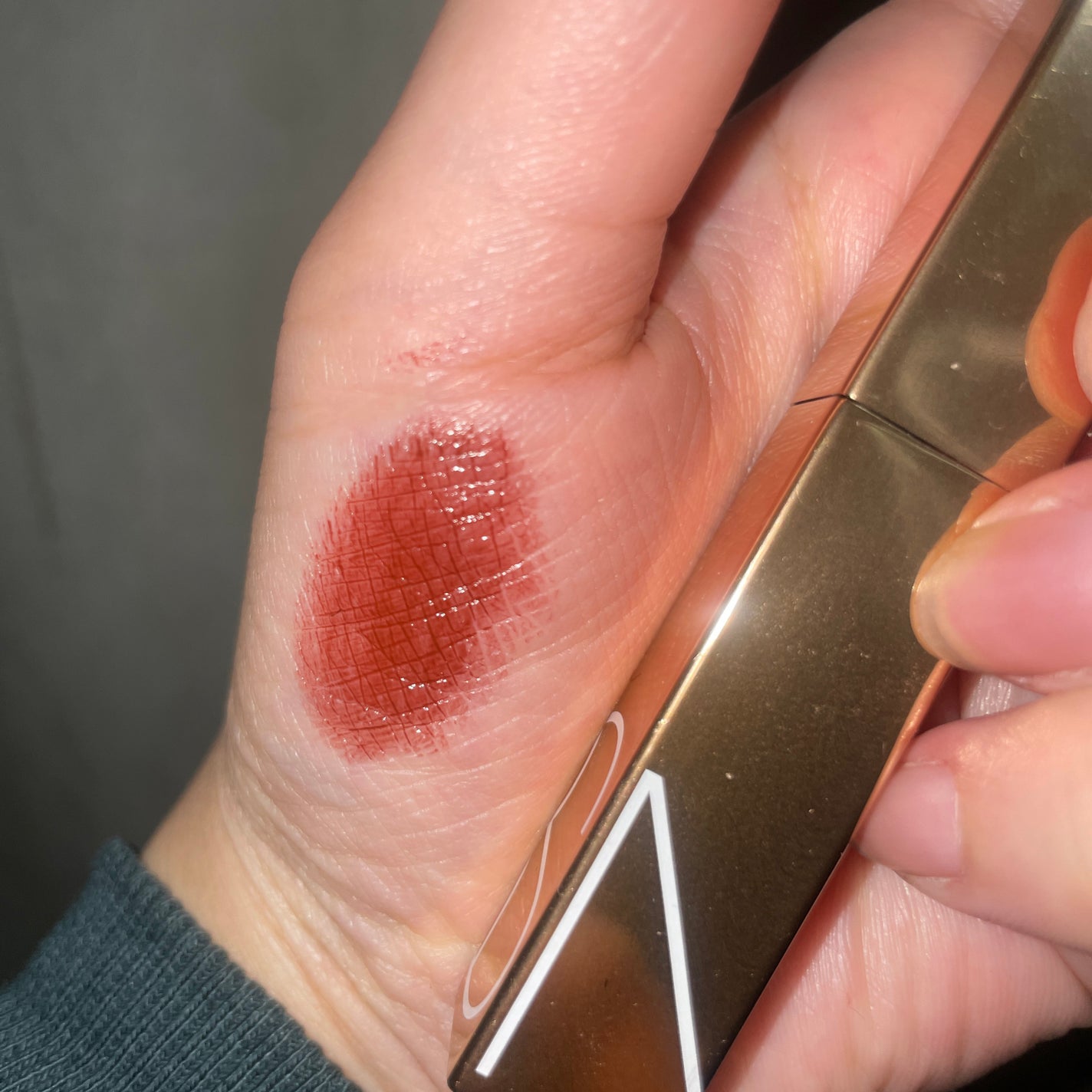 アフターグロー センシュアルシャイン リップスティック/NARS/口紅を使ったクチコミ(1枚目)