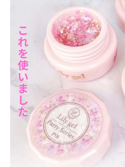 カラージェル/Lily gel/ジェルネイルを使ったクチコミ(2枚目)